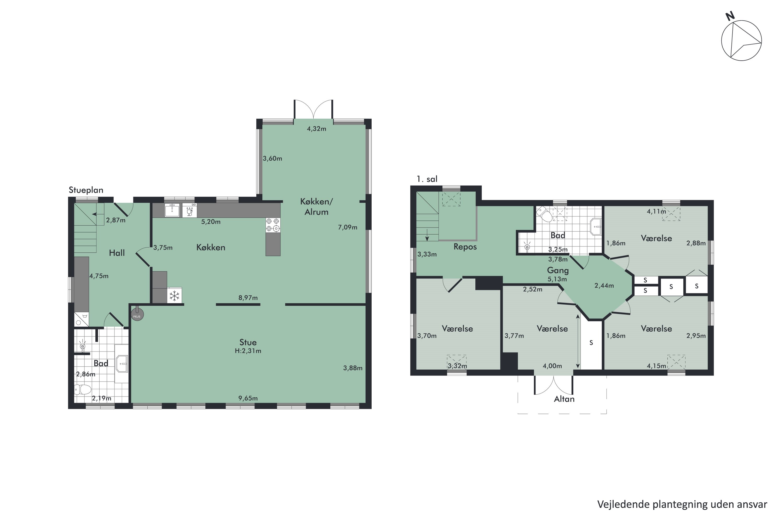 Plantegninger billede af Hannerupvej 299, 9500 Hobro
