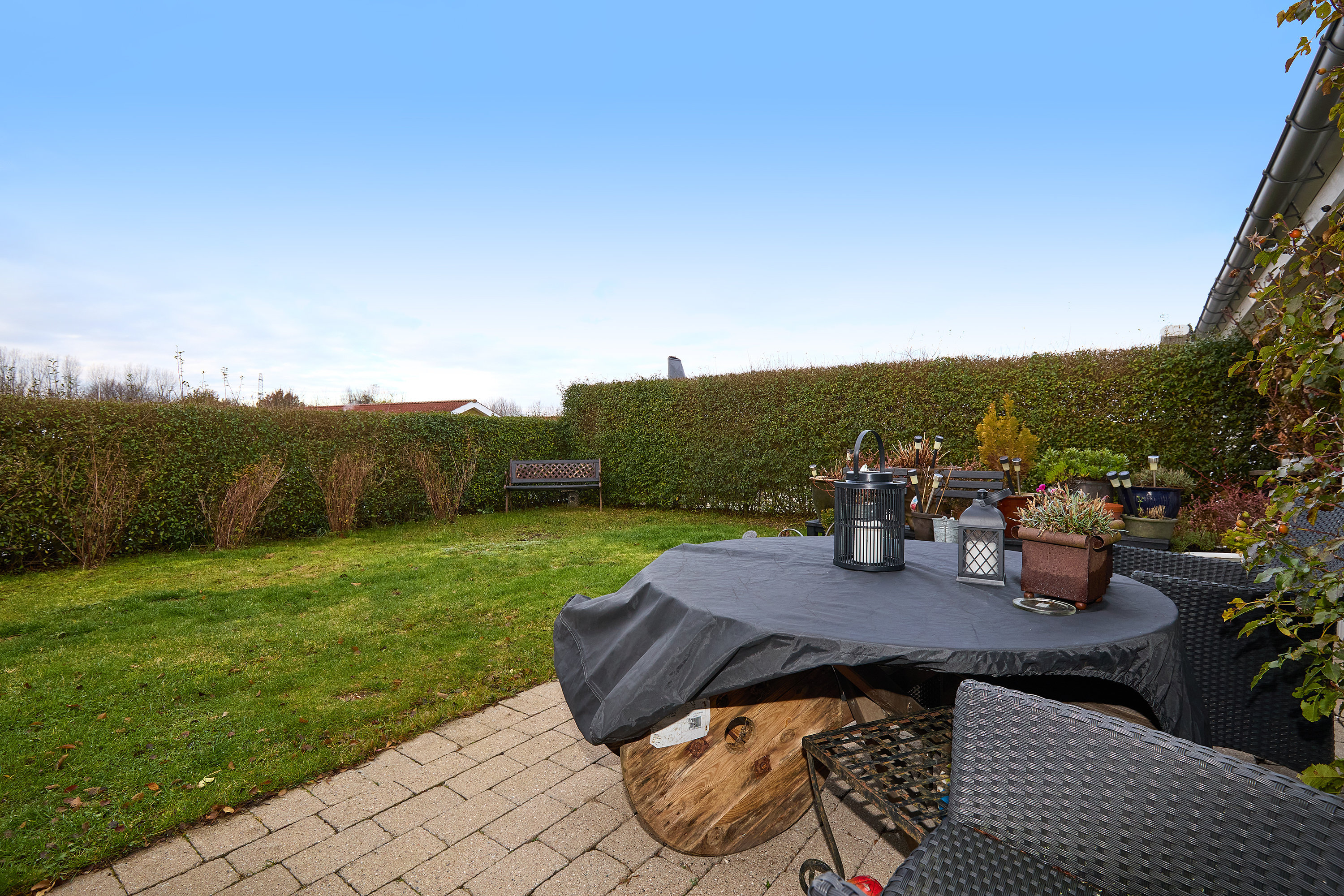 Fremhævet terrasse billede i fuldskærmstilstand. Billede af Mølledammen 41, 3550 Slangerup