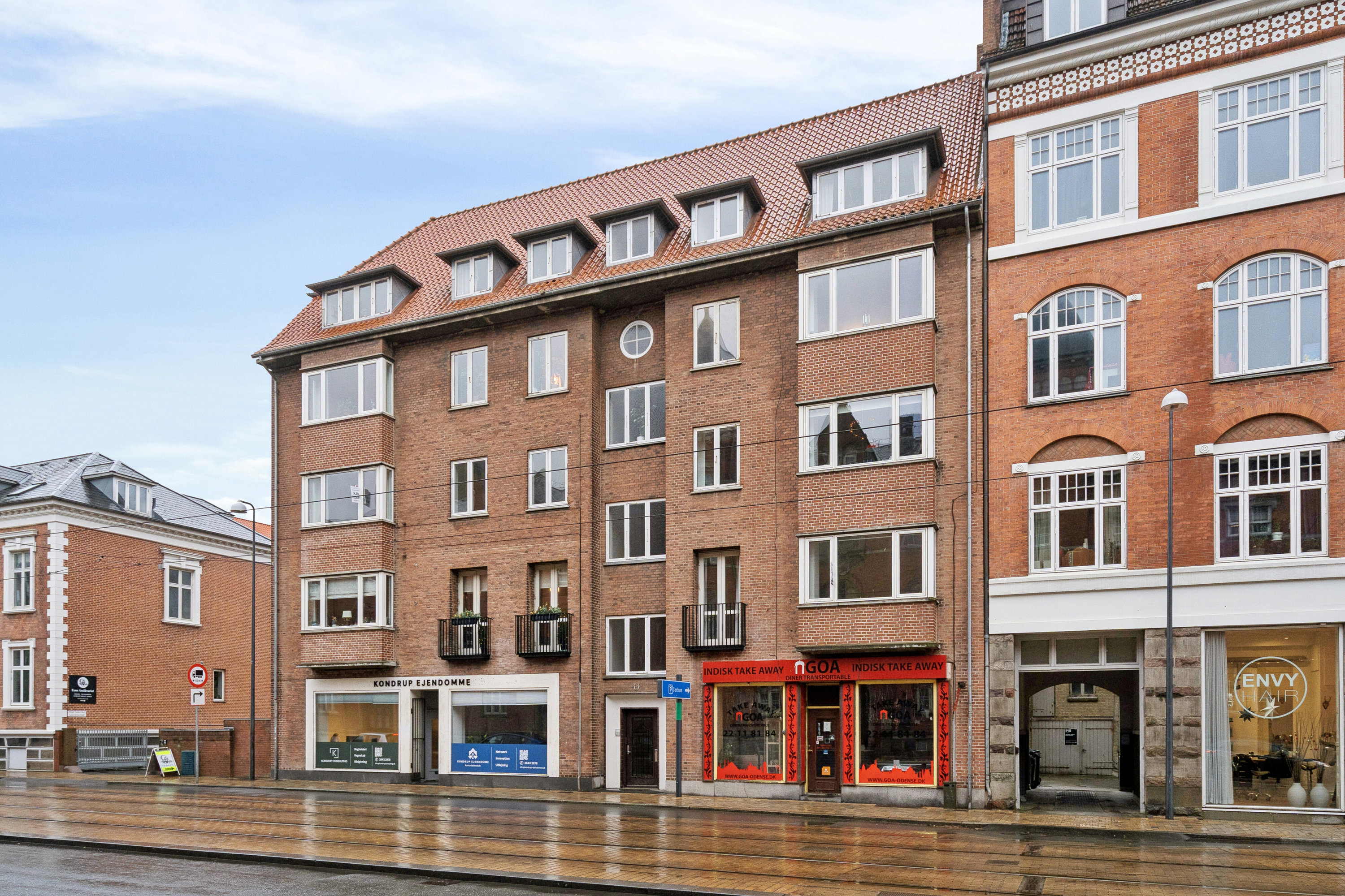 Fremhævet udendørs billede i fuldskærmstilstand. Billede af Østre Stationsvej 44, 3. tv., 5000 Odense C