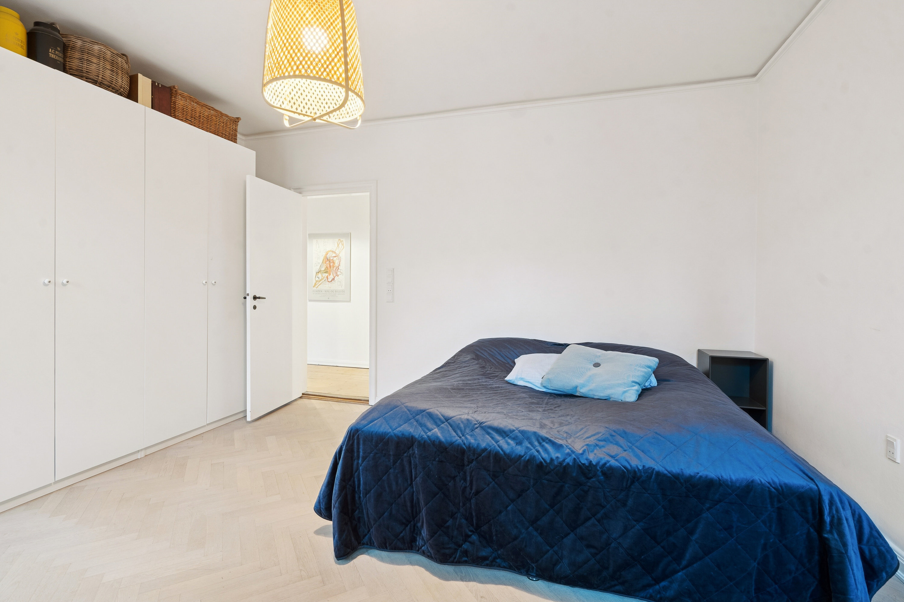 Fremhævet soveværelse billede i fuldskærmstilstand. Billede af Østre Stationsvej 44, 3. tv., 5000 Odense C