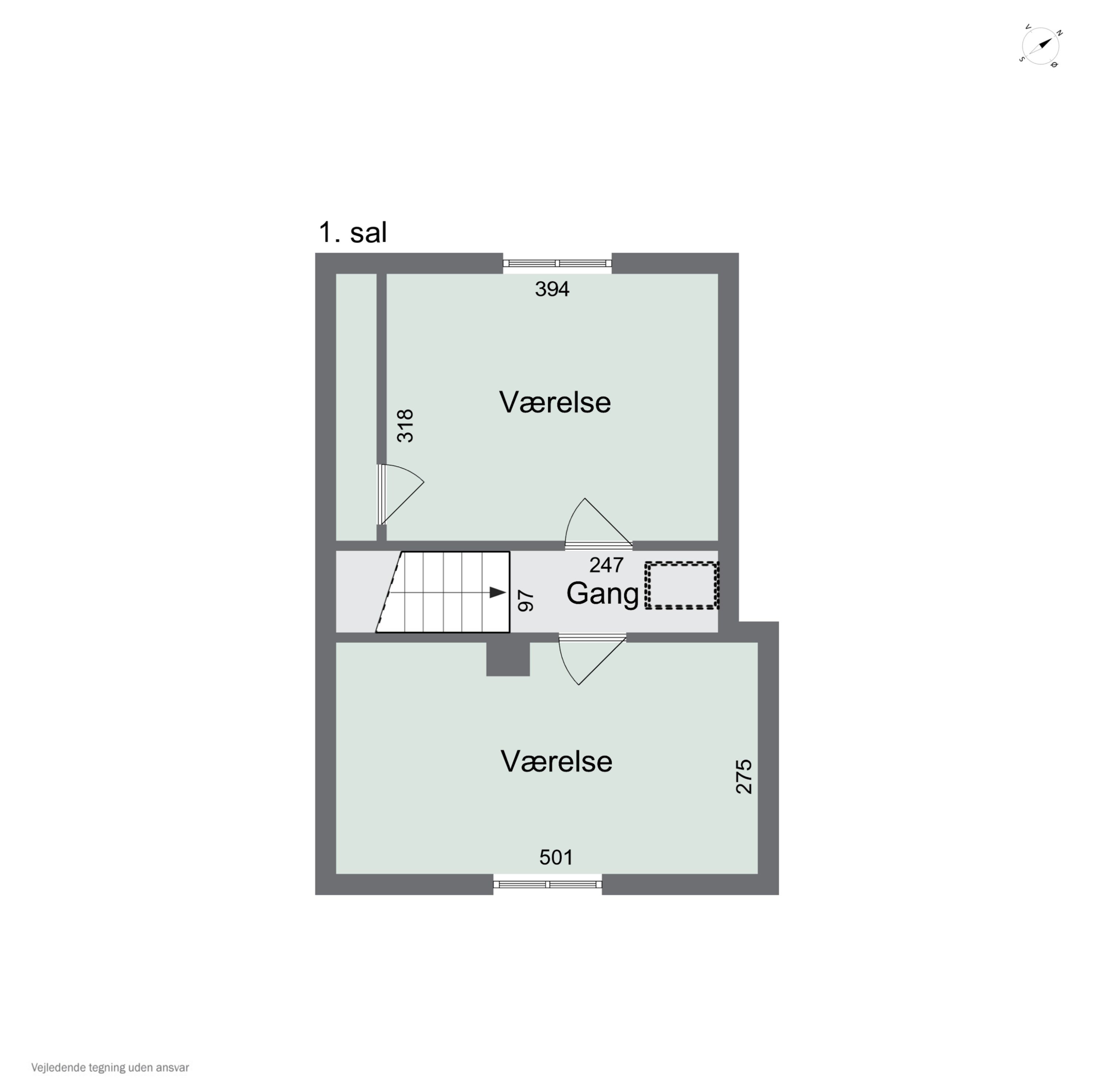 Plantegninger billede af Parkvej 2B, 4640 Faxe
