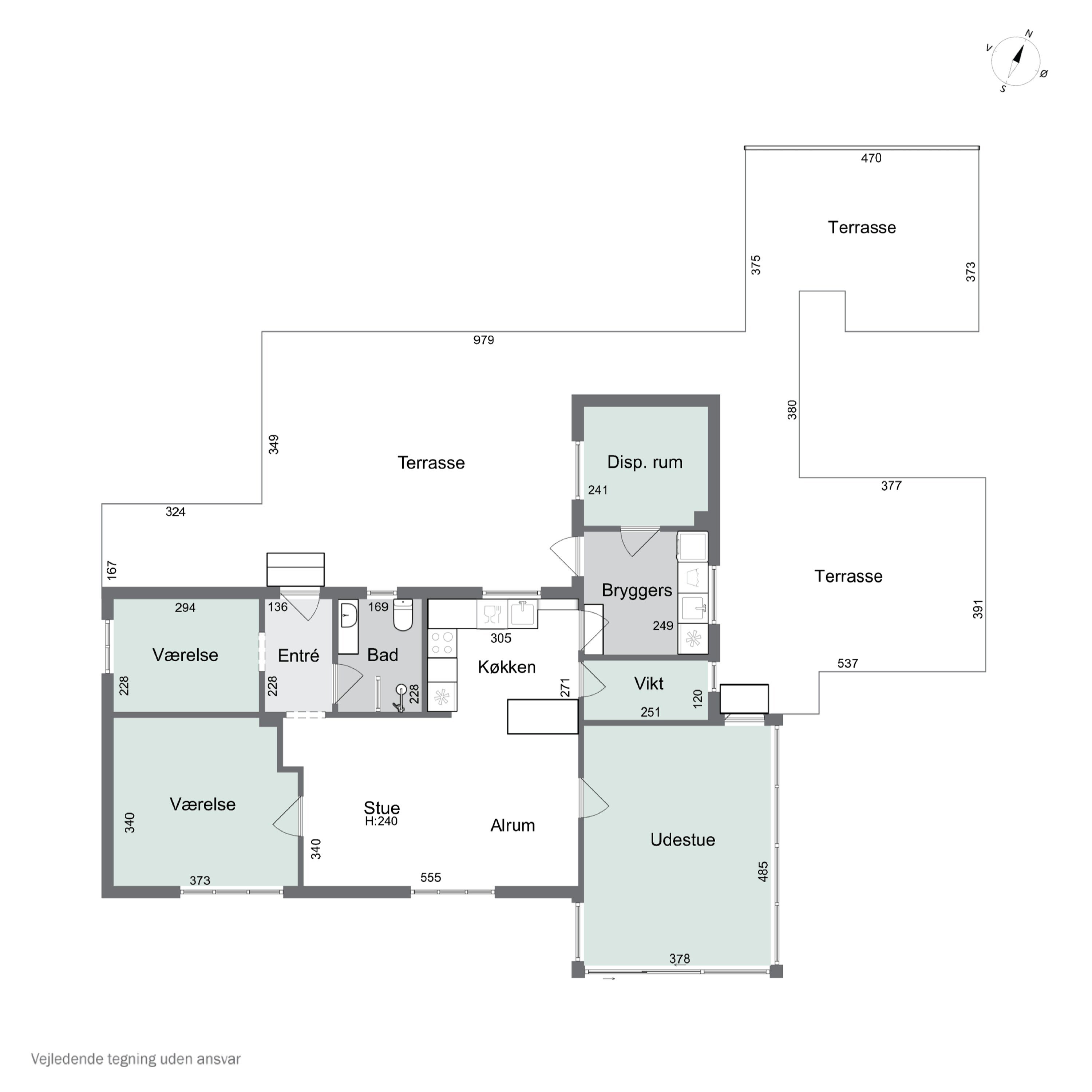 Plantegninger billede af Aavej 1B, 3300 Frederiksværk