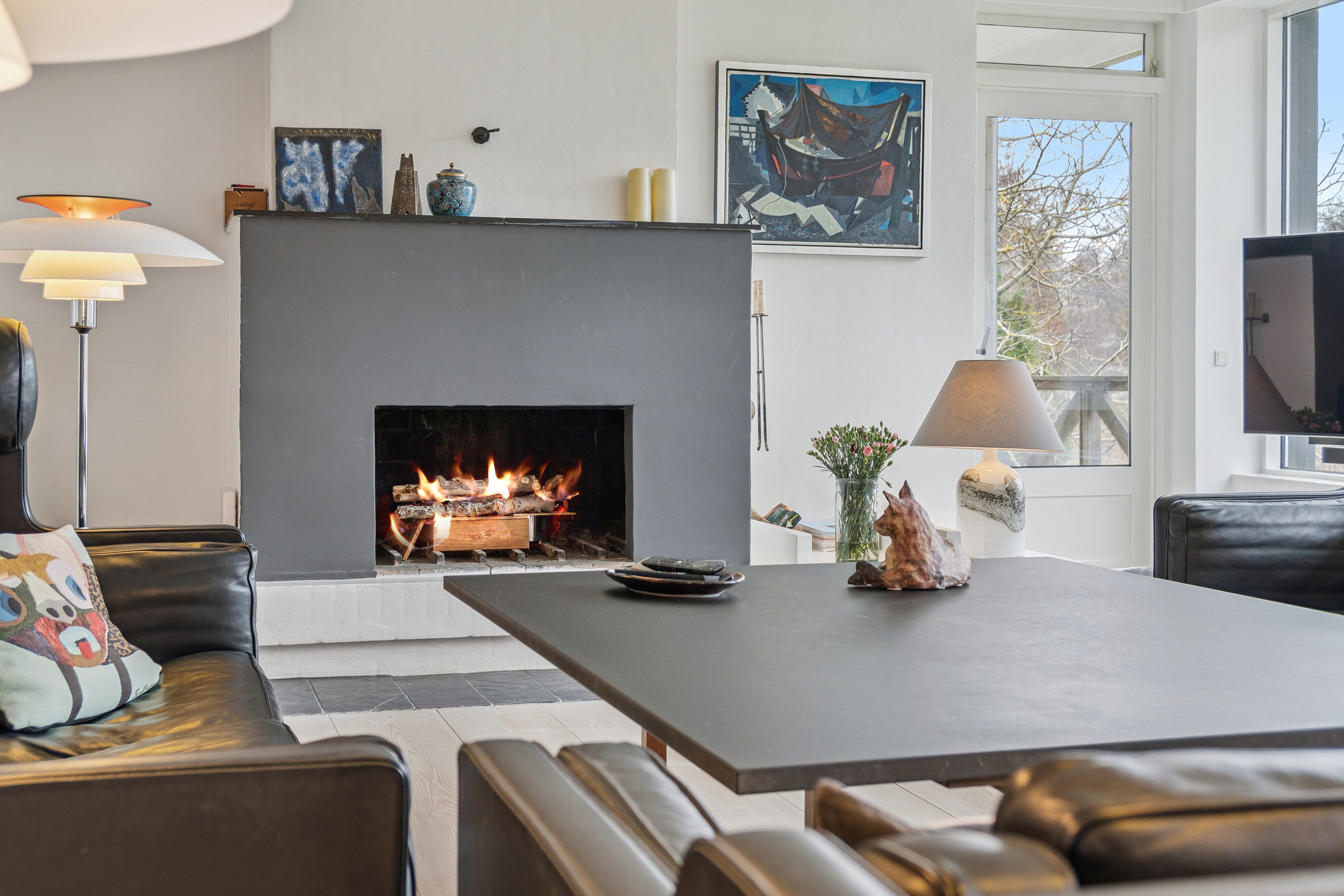 Fremhævet stue billede i fuldskærmstilstand. Billede af Søvej 9, 3100 Hornbæk