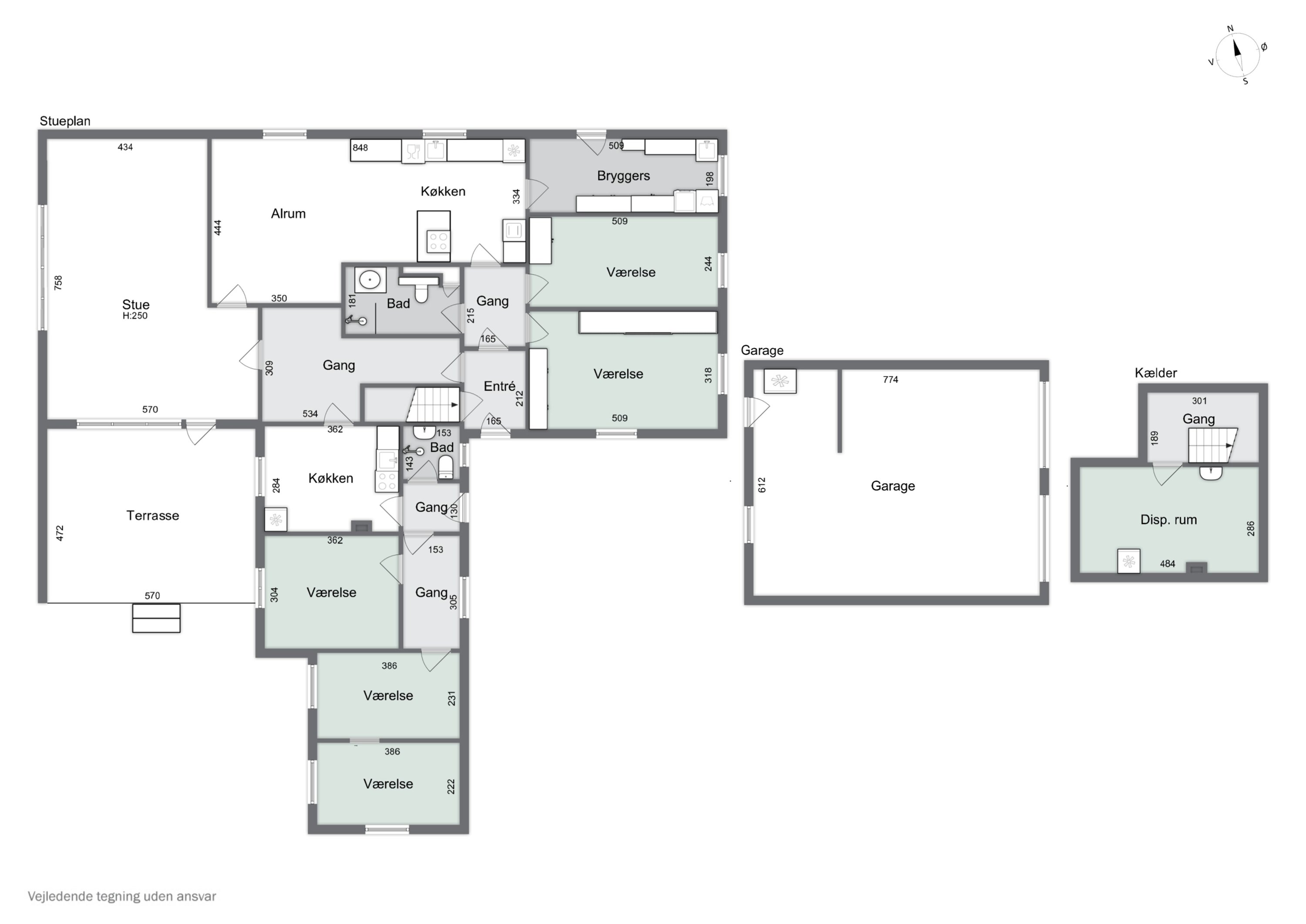 Plantegninger billede af Brendgårdvej 5, Ydby, 7760 Hurup Thy