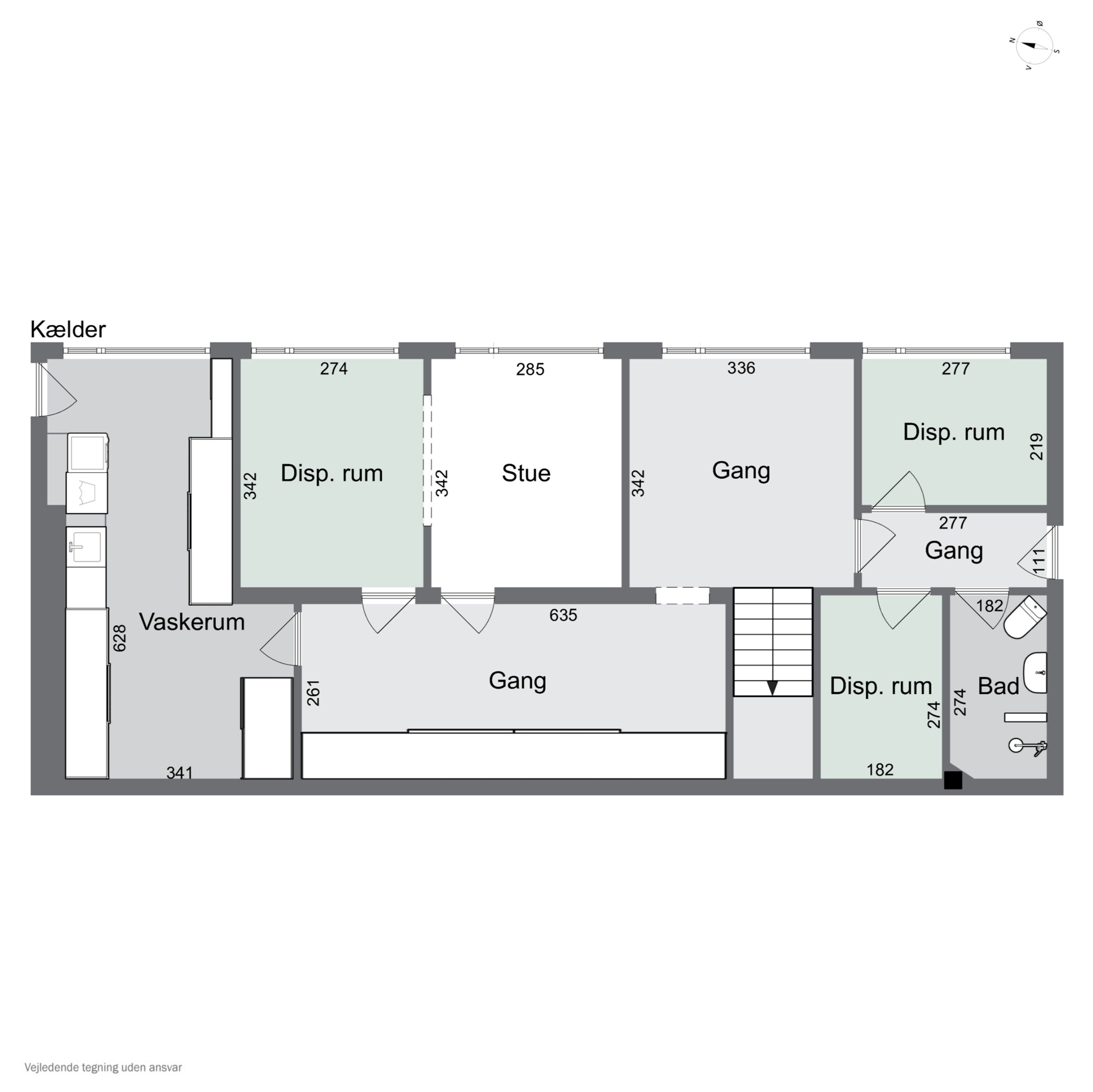 Plantegninger billede af Søvej 9, 3100 Hornbæk