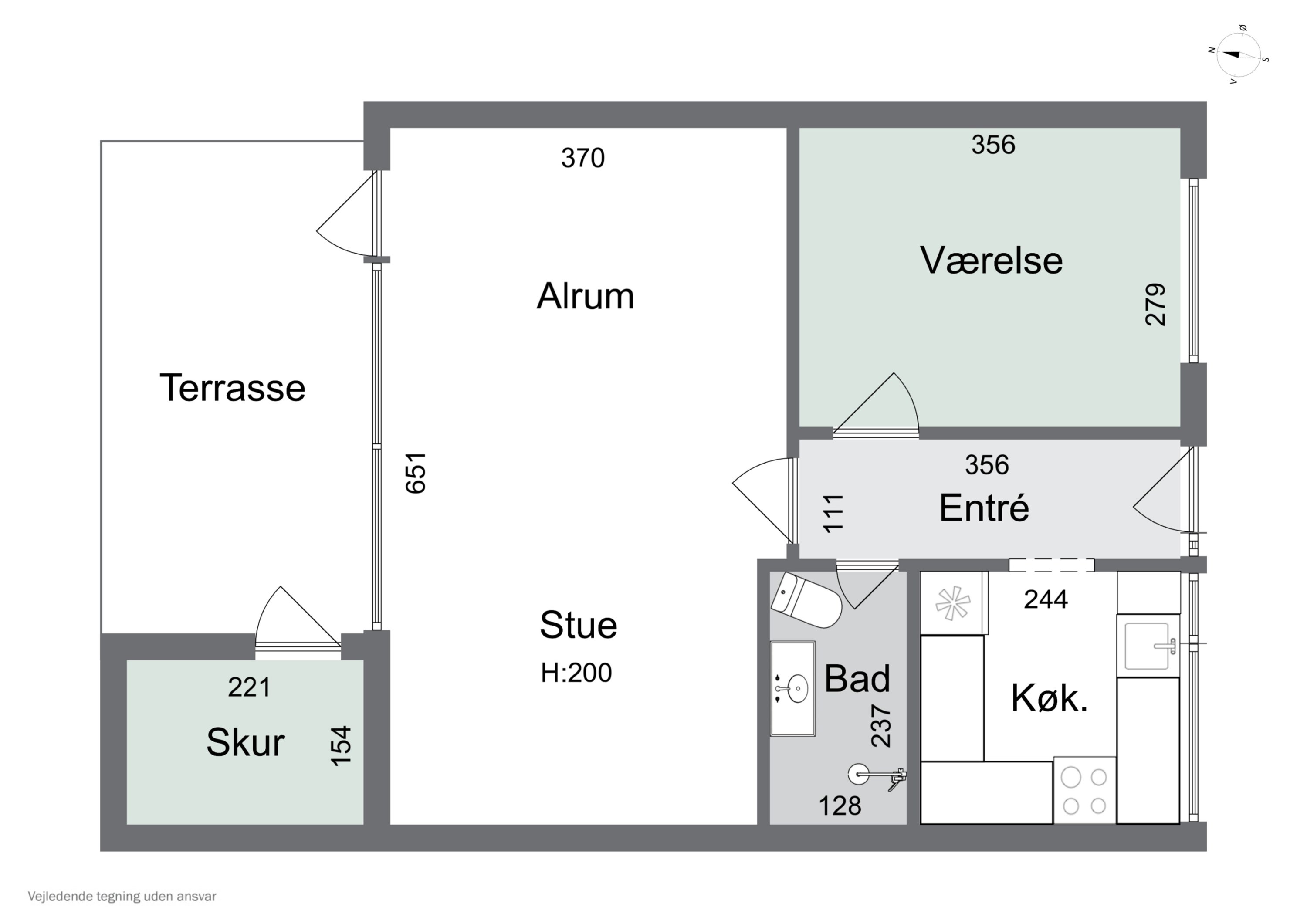 Plantegninger billede af Rosenhaven 7, 4470 Svebølle