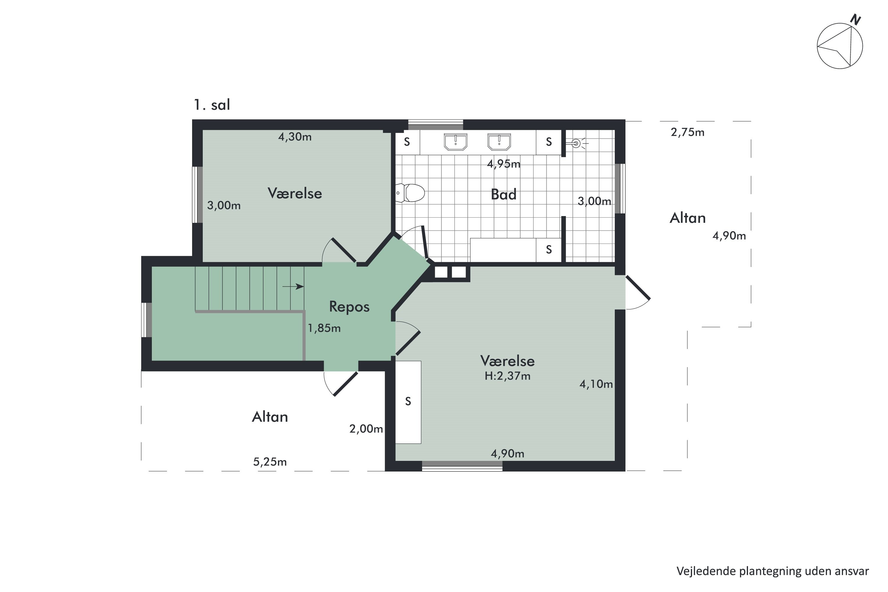 Plantegninger billede af Grundtvigsvej 1, Vejgaard , 9000 Aalborg