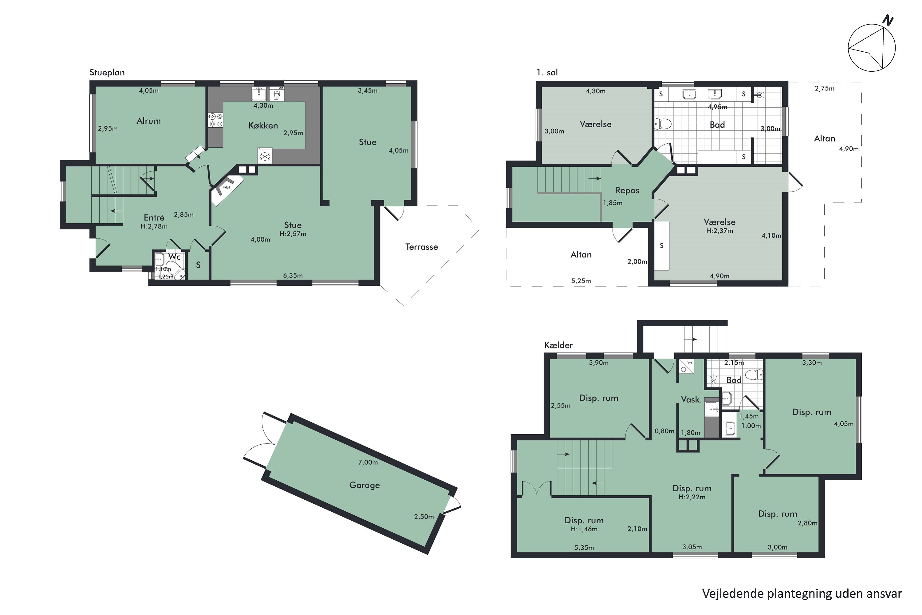 Plantegninger billede af Grundtvigsvej 1, Vejgaard , 9000 Aalborg