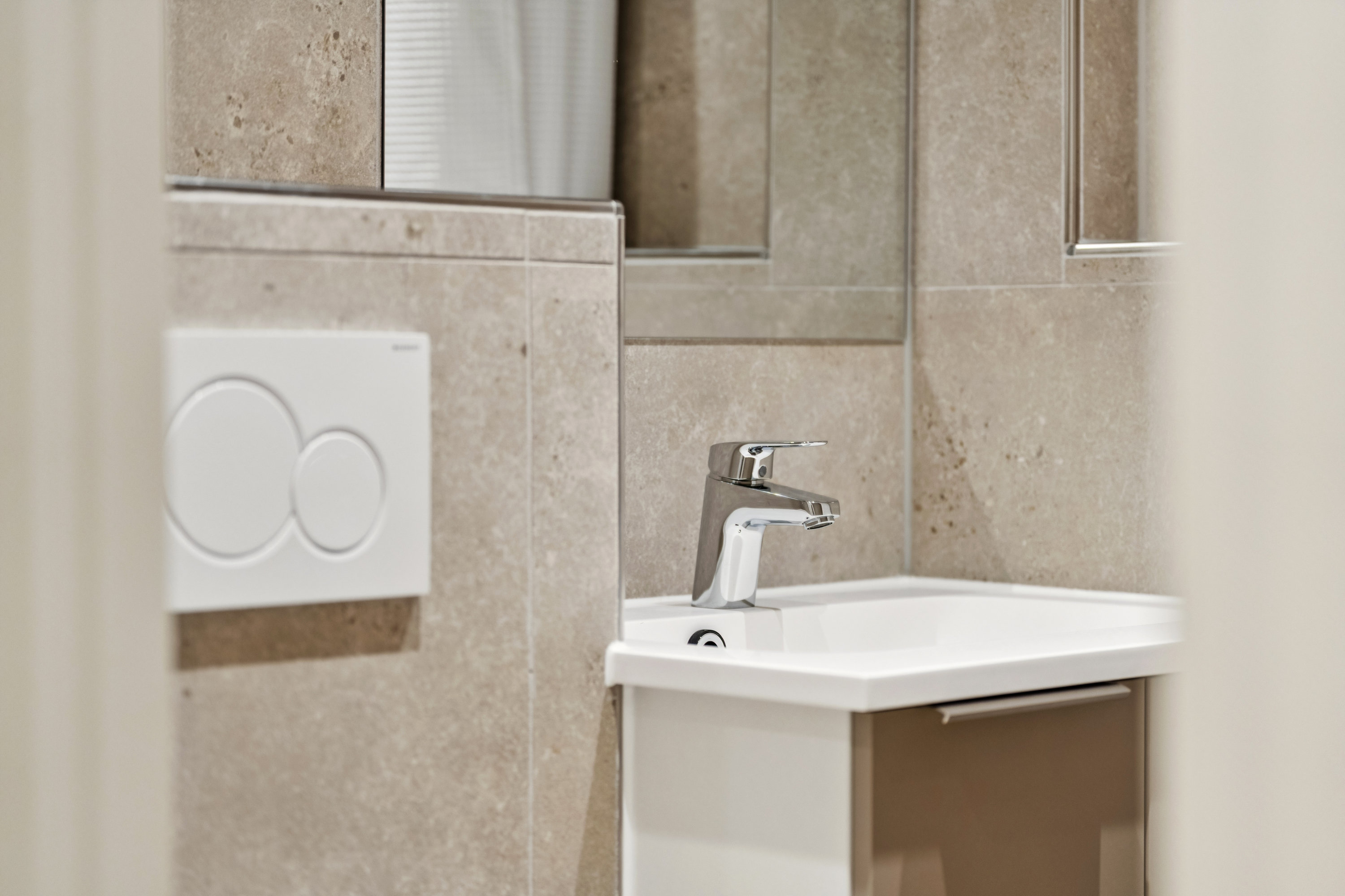 Fremhævet badeværelse billede i fuldskærmstilstand. Billede af Læsøgade 7, st.. th., 9000 Aalborg