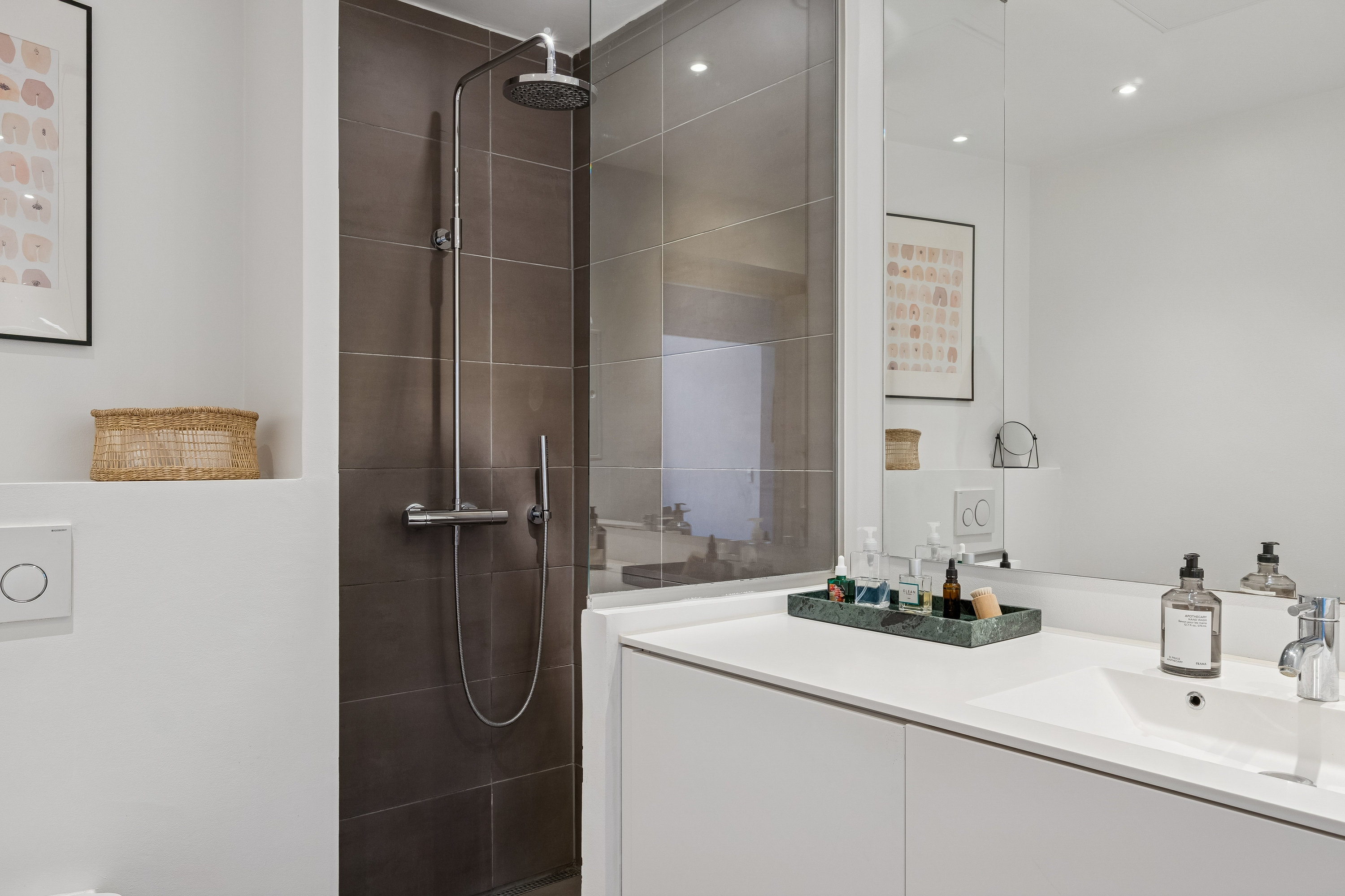 Fremhævet badeværelse billede i fuldskærmstilstand. Billede af Stockholmsgade 61, st.. th., 2100 København Ø