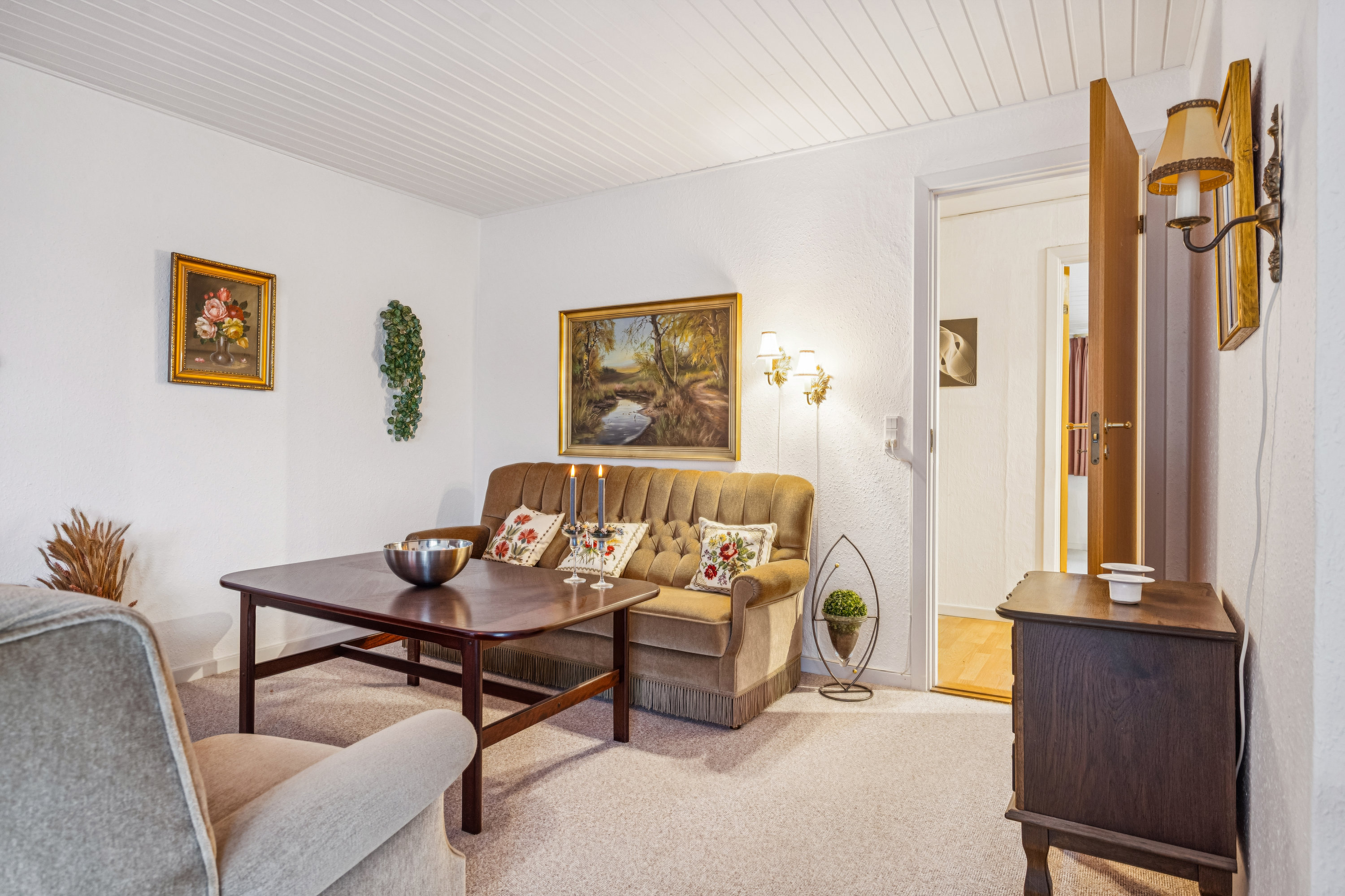 Fremhævet stue billede i fuldskærmstilstand. Billede af Skolevej 16, 9400 Nørresundby