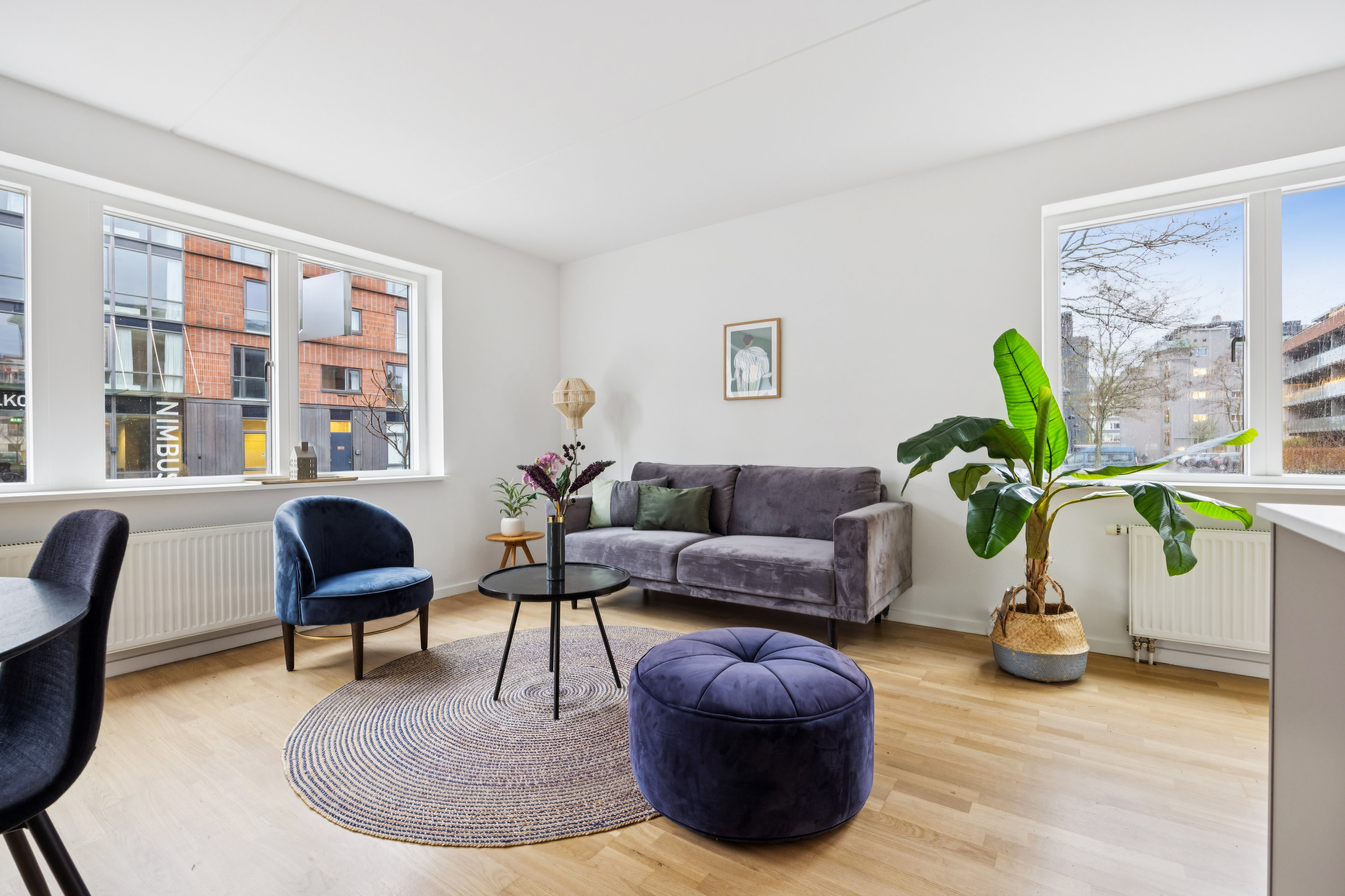 Fremhævet stue billede i fuldskærmstilstand. Billede af Nimbusparken 7, st.. 1., 2000 Frederiksberg