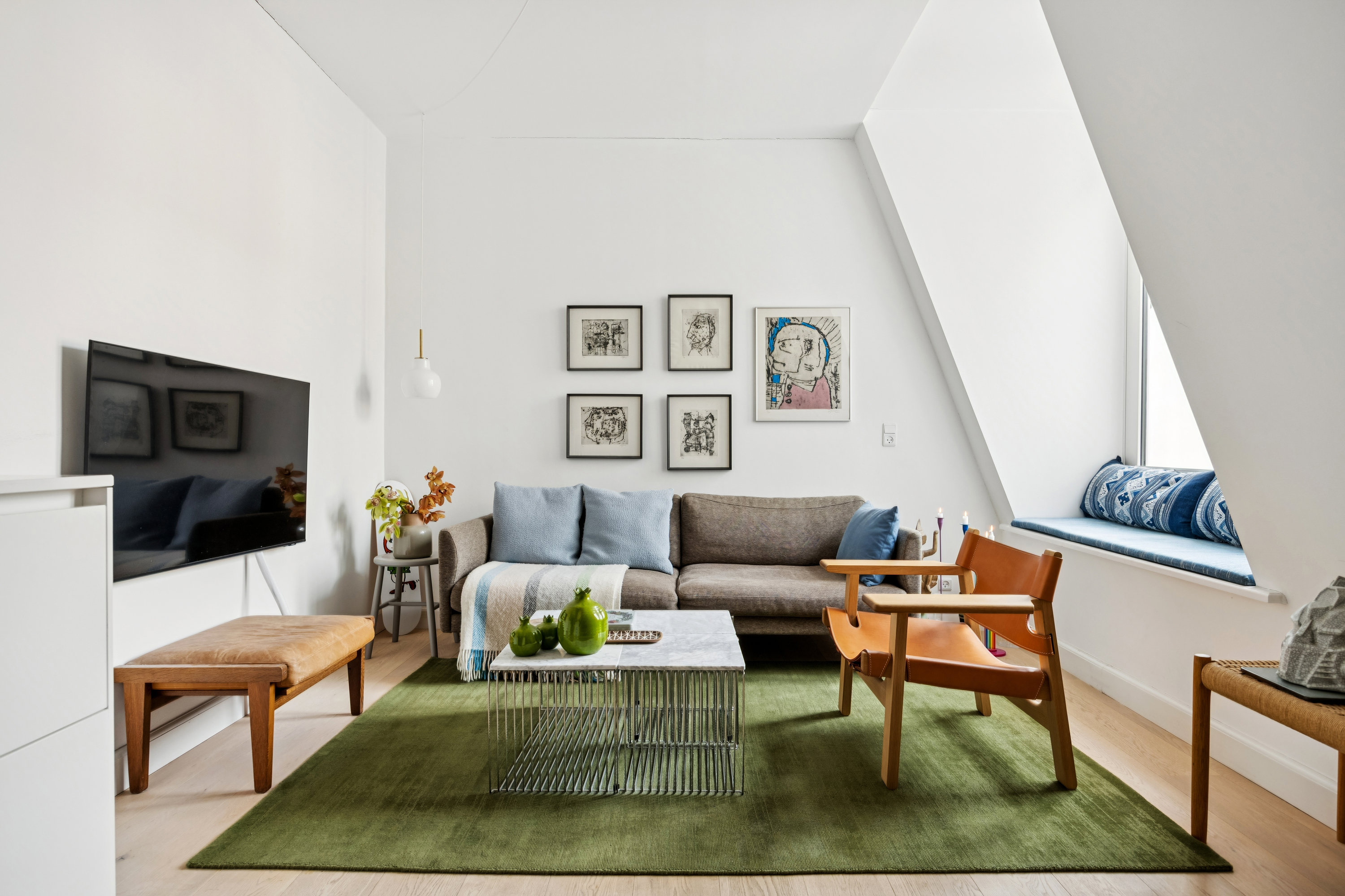 Fremhævet stue billede i fuldskærmstilstand. Billede af Danasvej 5, 3. 2., 1910 Frederiksberg C