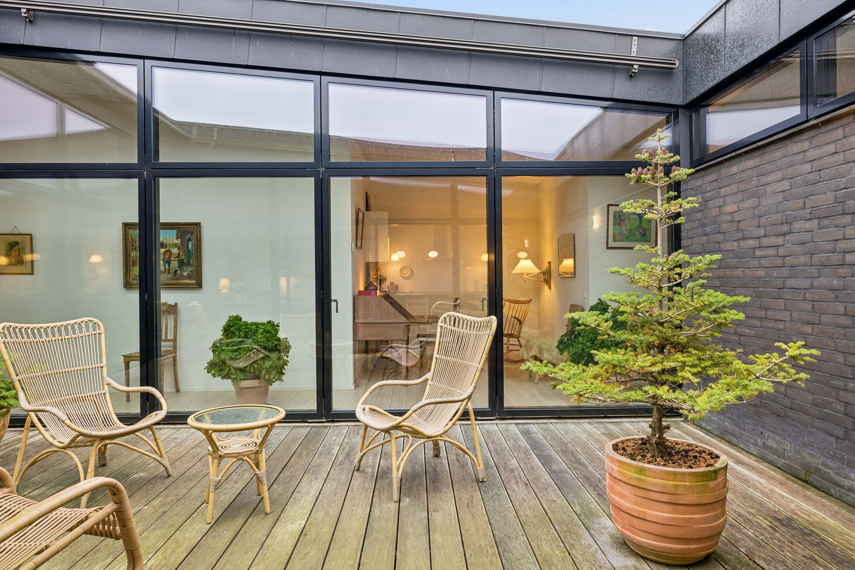 Fremhævet terrasse billede i fuldskærmstilstand. Billede af Strandparken 6, 8410 Rønde