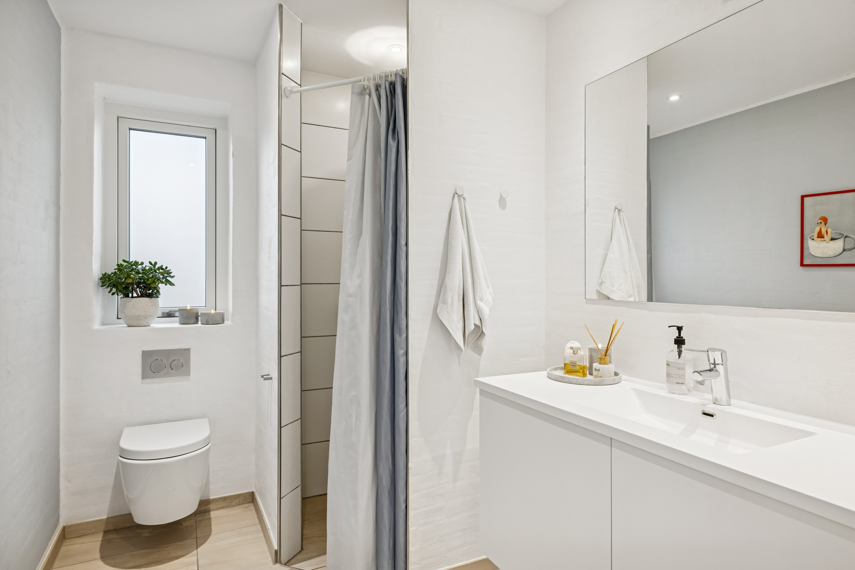 Fremhævet badeværelse billede i fuldskærmstilstand. Billede af Ladegårdsparken 96, 8410 Rønde