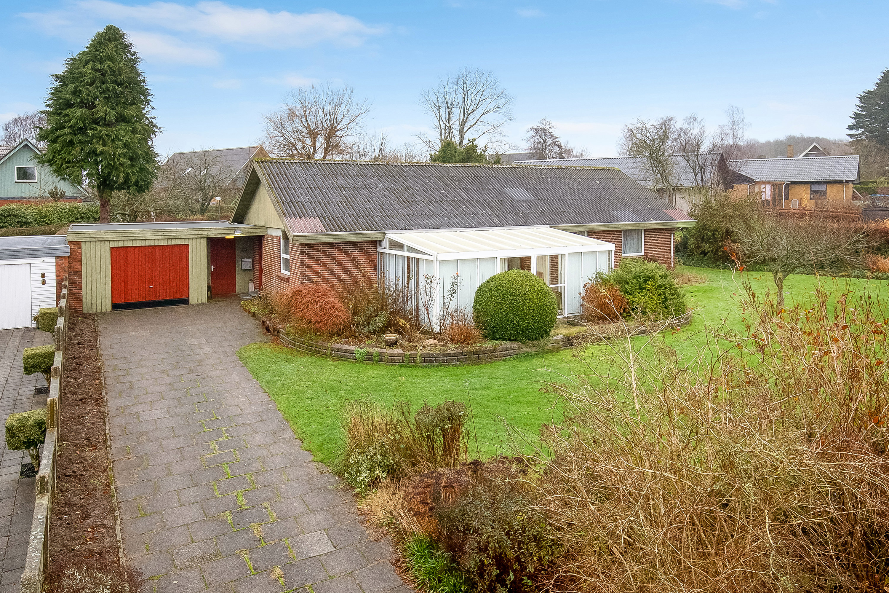 Villa: Mastefoto p&#229; Lindbjerg Alle 57, 8766 N&#248;rre Snede