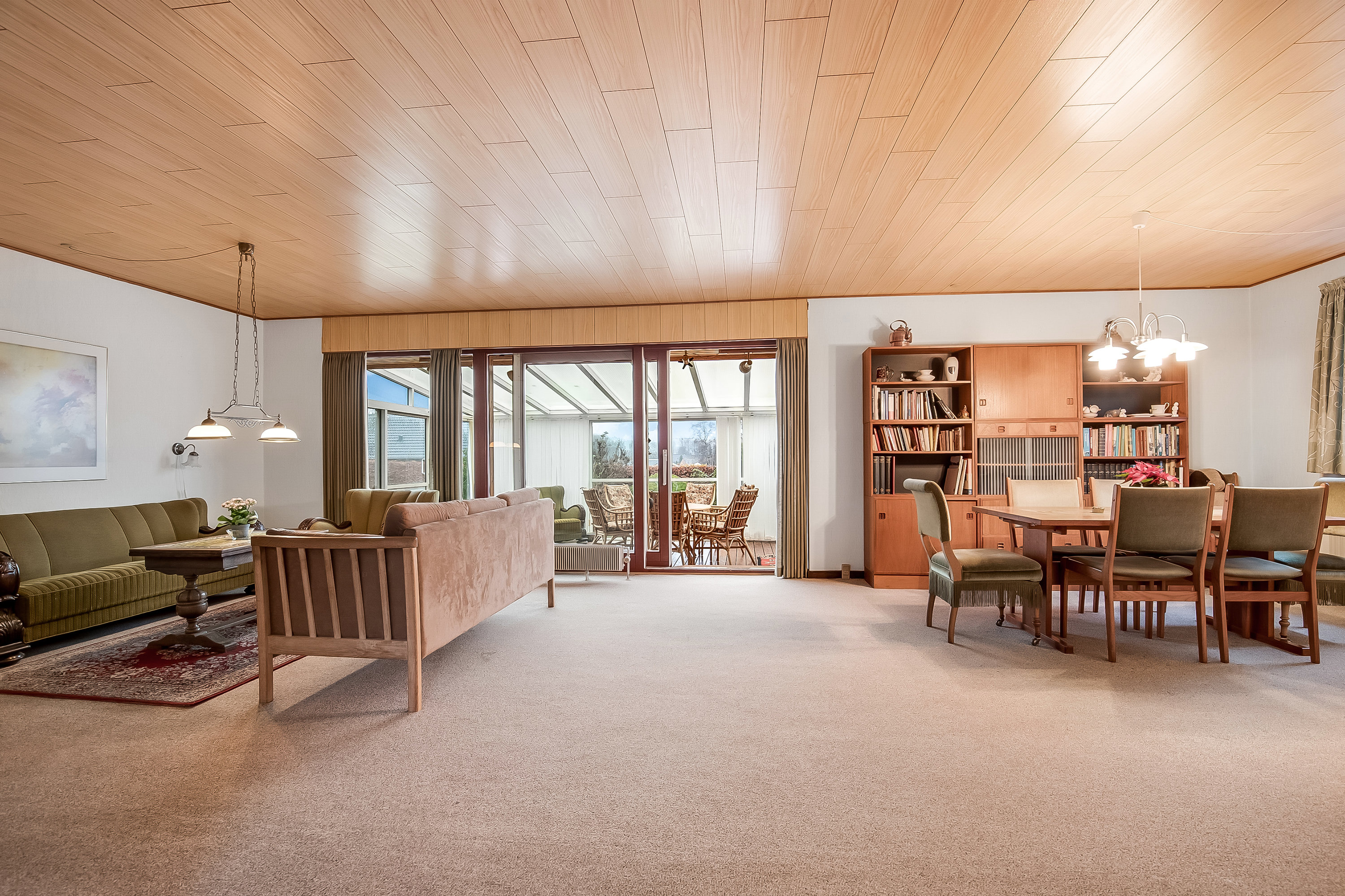 Fremhævet stue billede i fuldskærmstilstand. Billede af Lindbjerg Alle 57, 8766 Nørre Snede