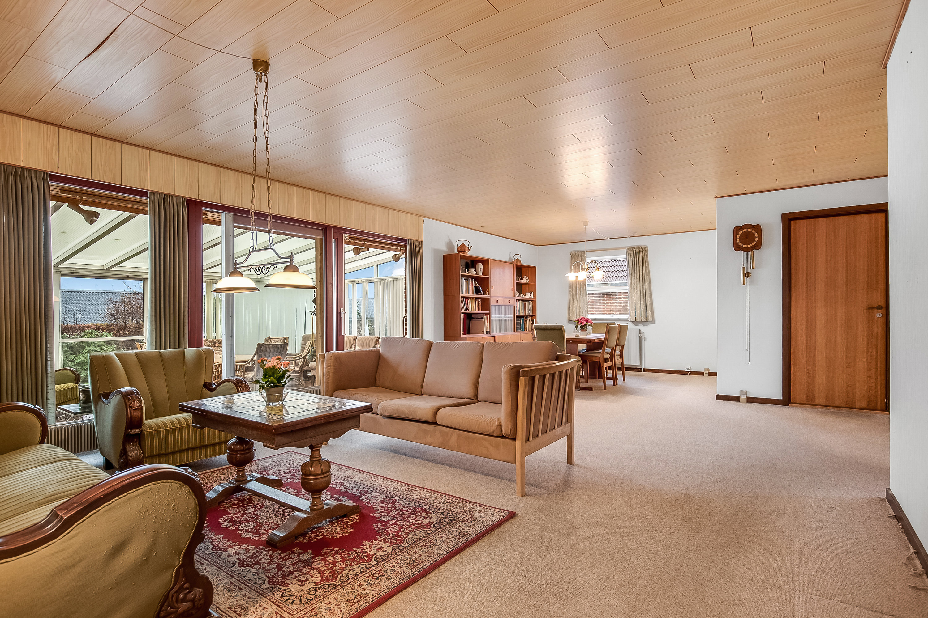 Fremhævet stue billede i fuldskærmstilstand. Billede af Lindbjerg Alle 57, 8766 Nørre Snede