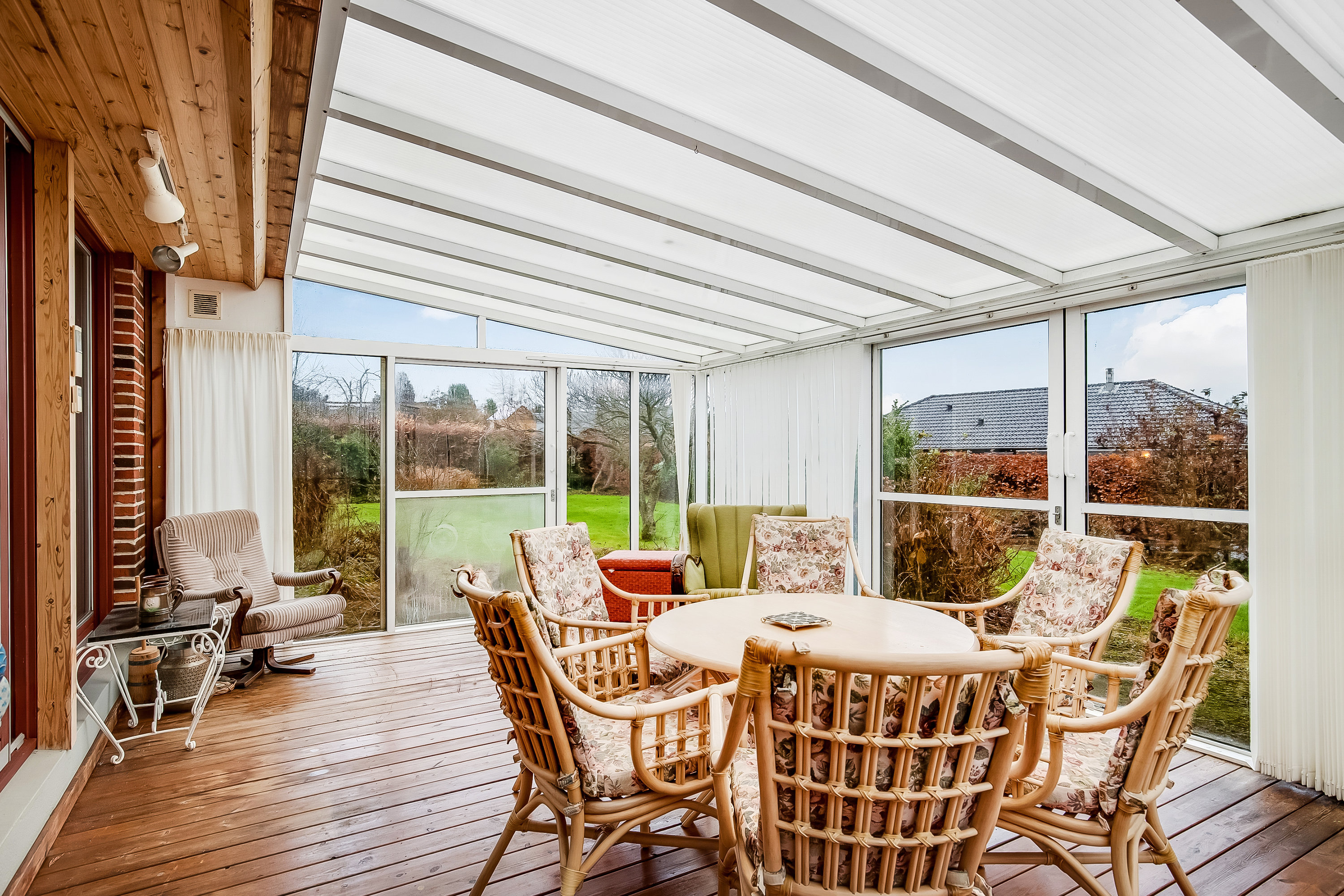 Fremhævet udestue billede i fuldskærmstilstand. Billede af Lindbjerg Alle 57, 8766 Nørre Snede