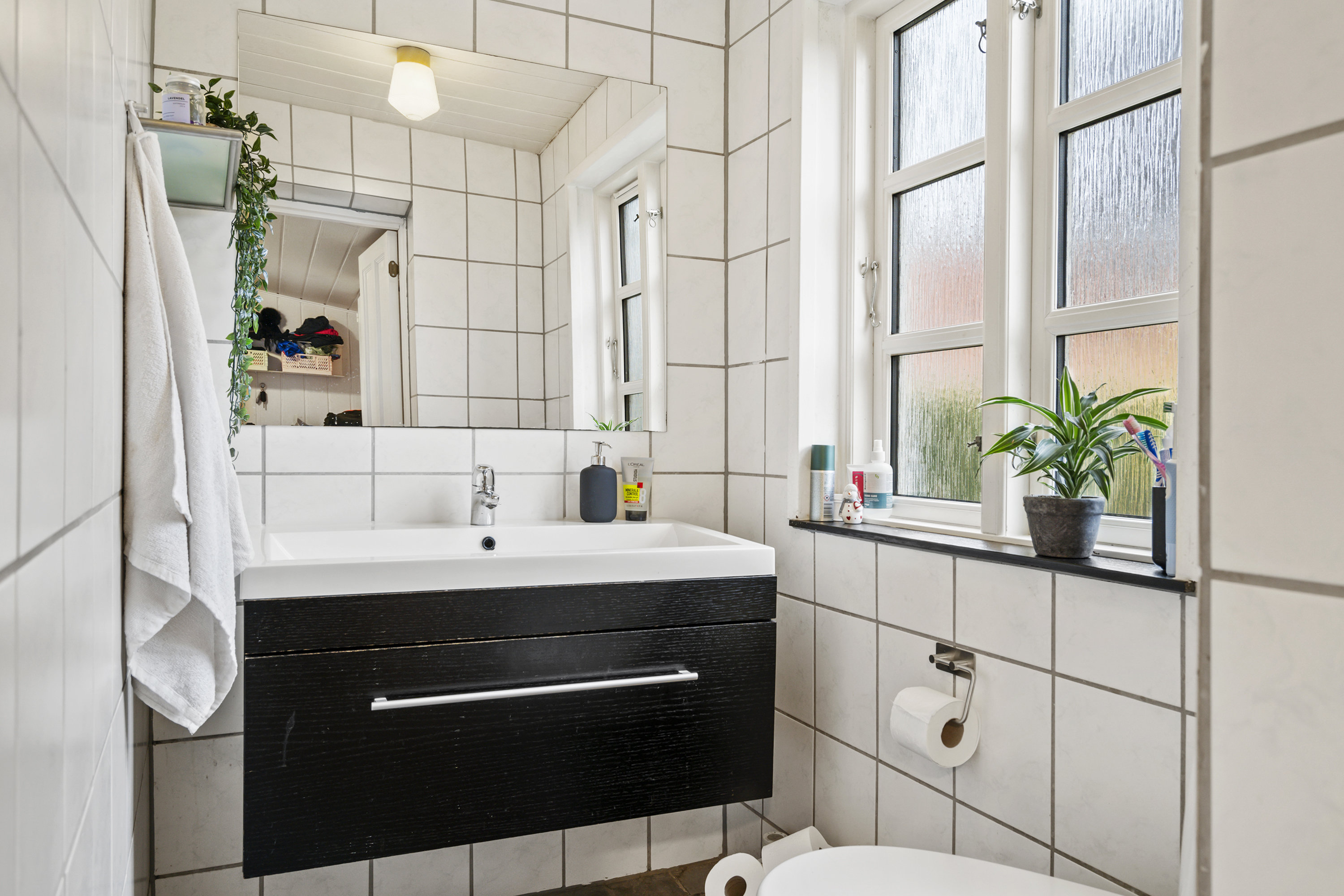 Fremhævet badeværelse billede i fuldskærmstilstand. Billede af Søndergade 25, 9300 Sæby