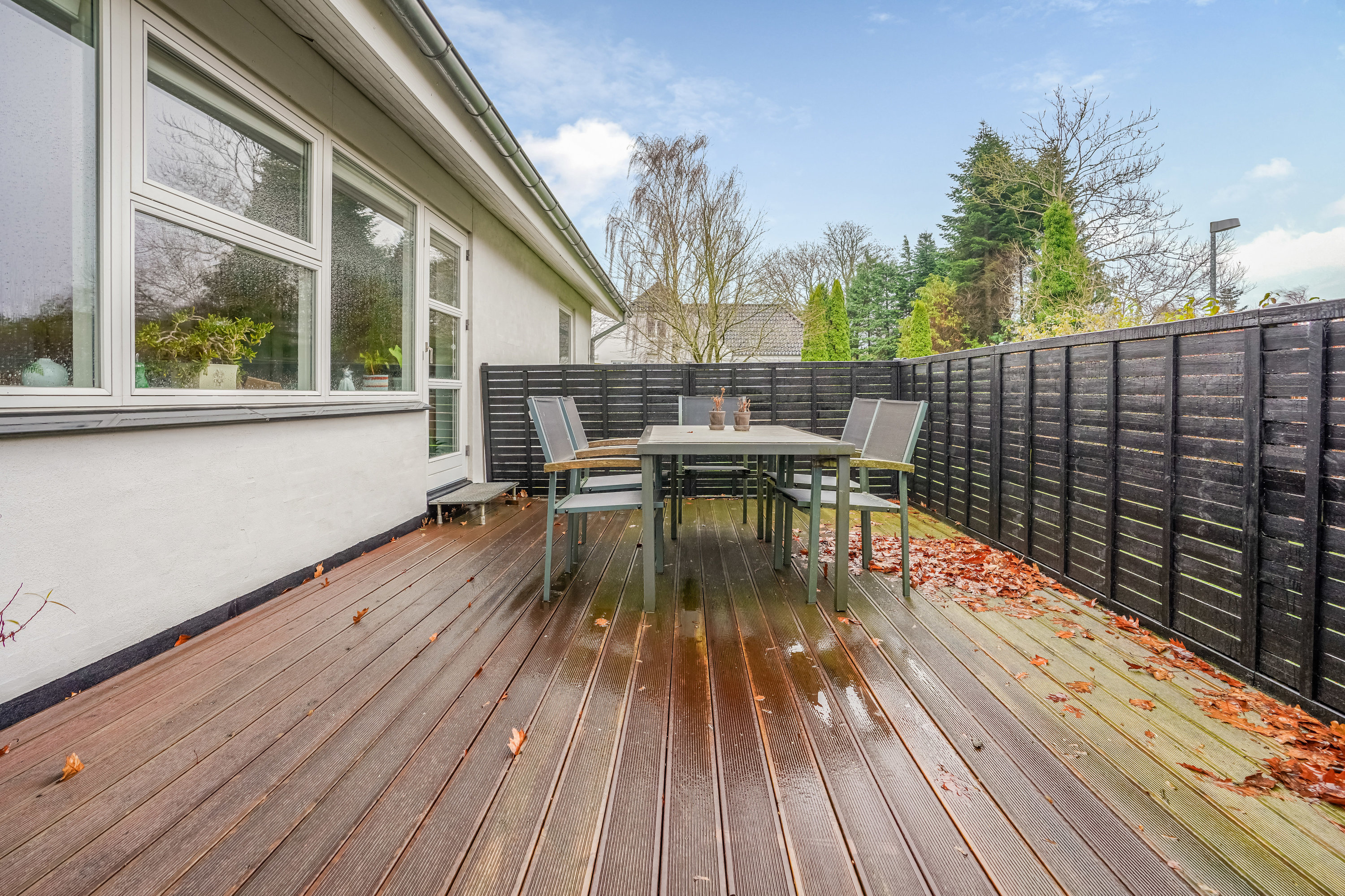 Fremhævet terrasse billede i fuldskærmstilstand. Billede af Parkvej 22, 6623 Vorbasse