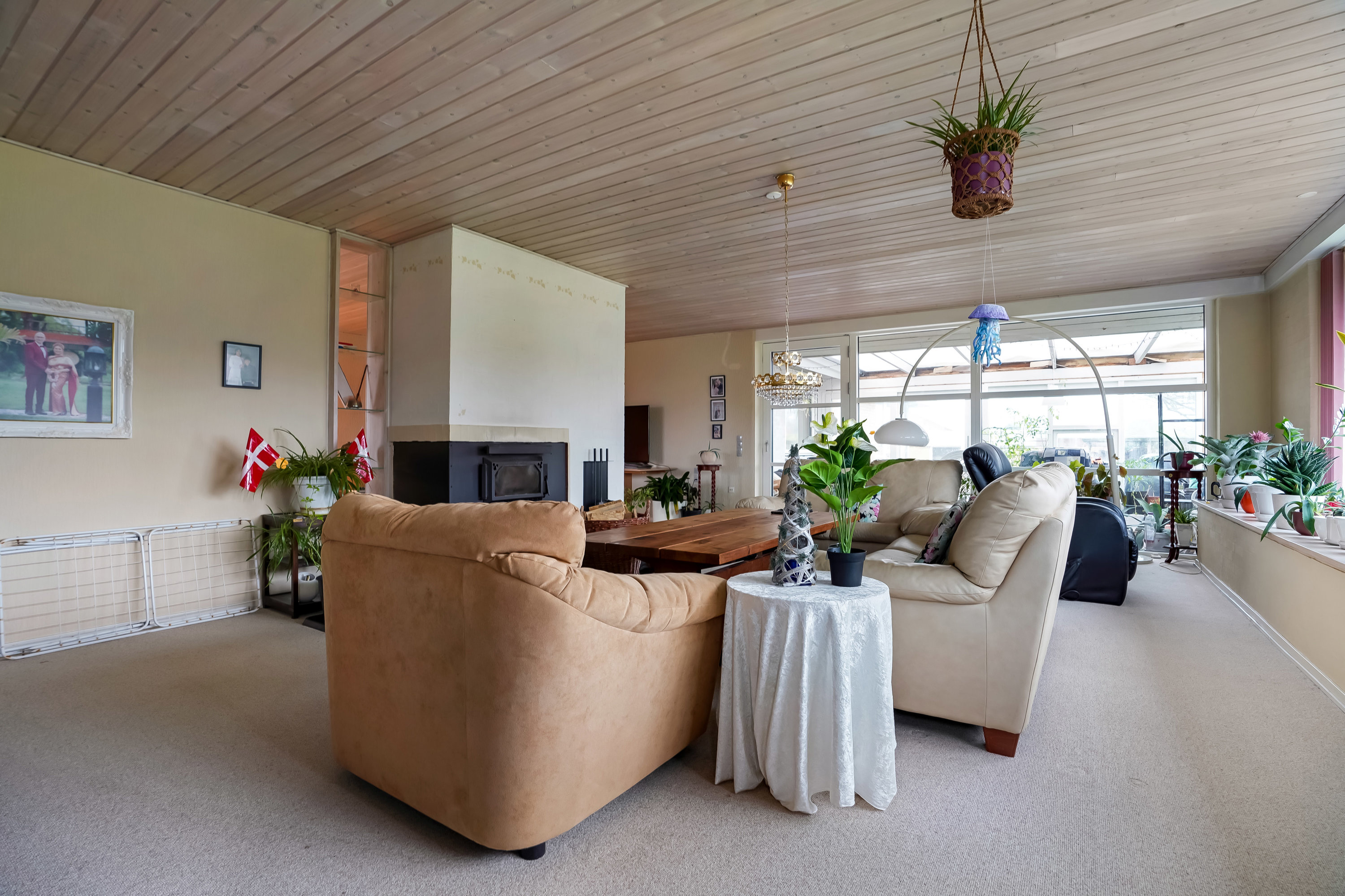 Fremhævet stue billede i fuldskærmstilstand. Billede af Mandøvej 19, 7200 Grindsted