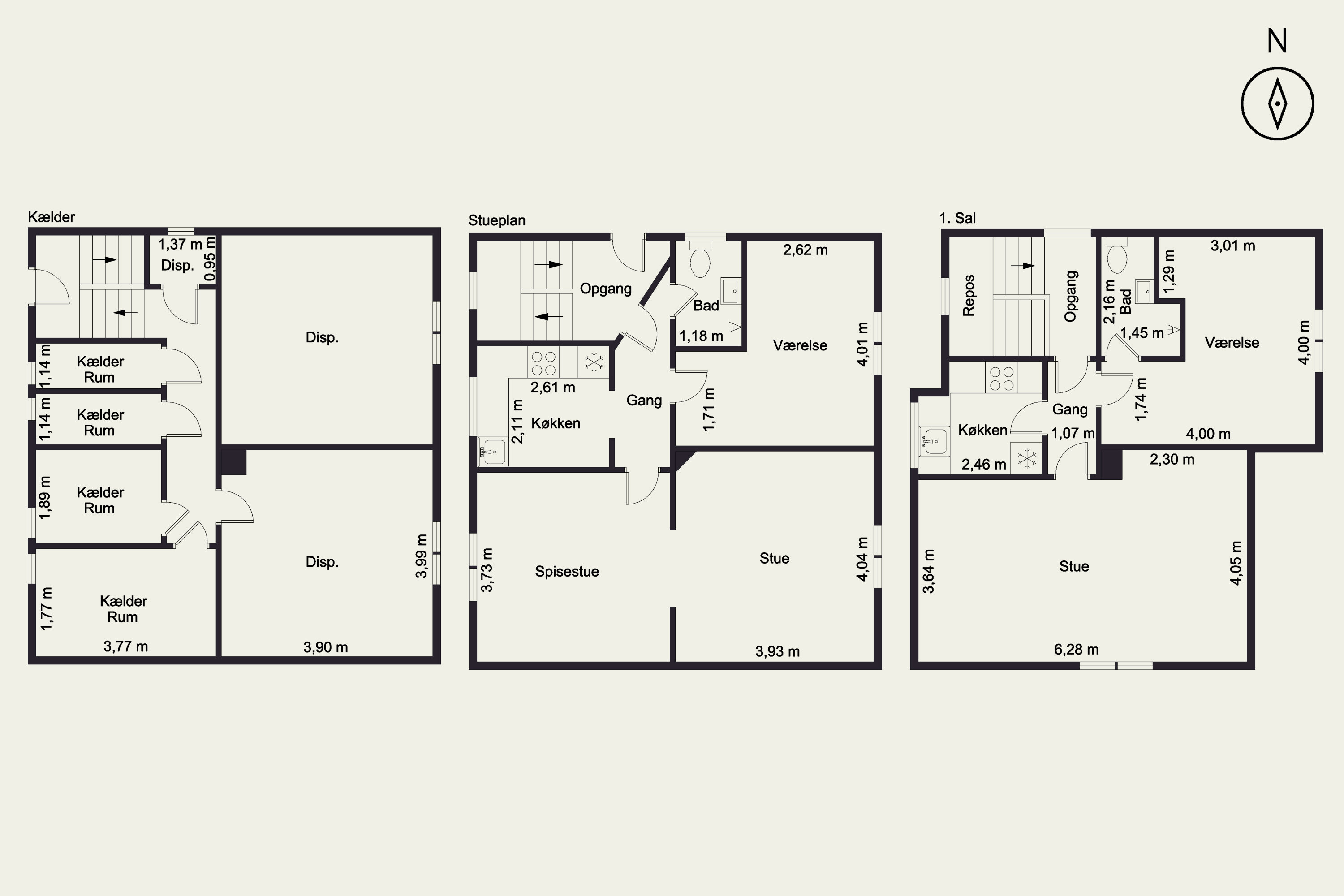 Plantegninger billede af Bovinsgade 2, 9900 Frederikshavn