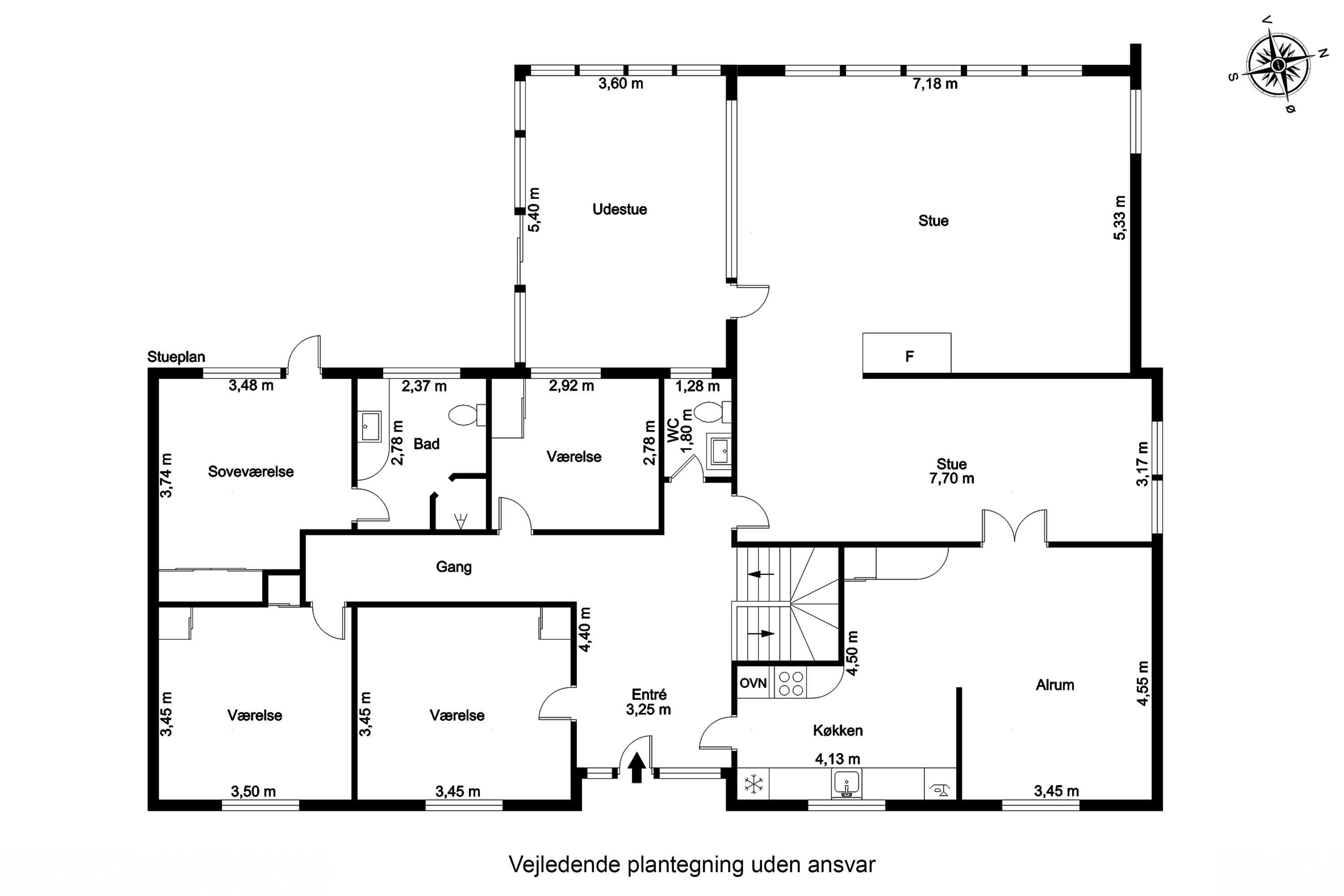Plantegninger billede af Mandøvej 19, 7200 Grindsted