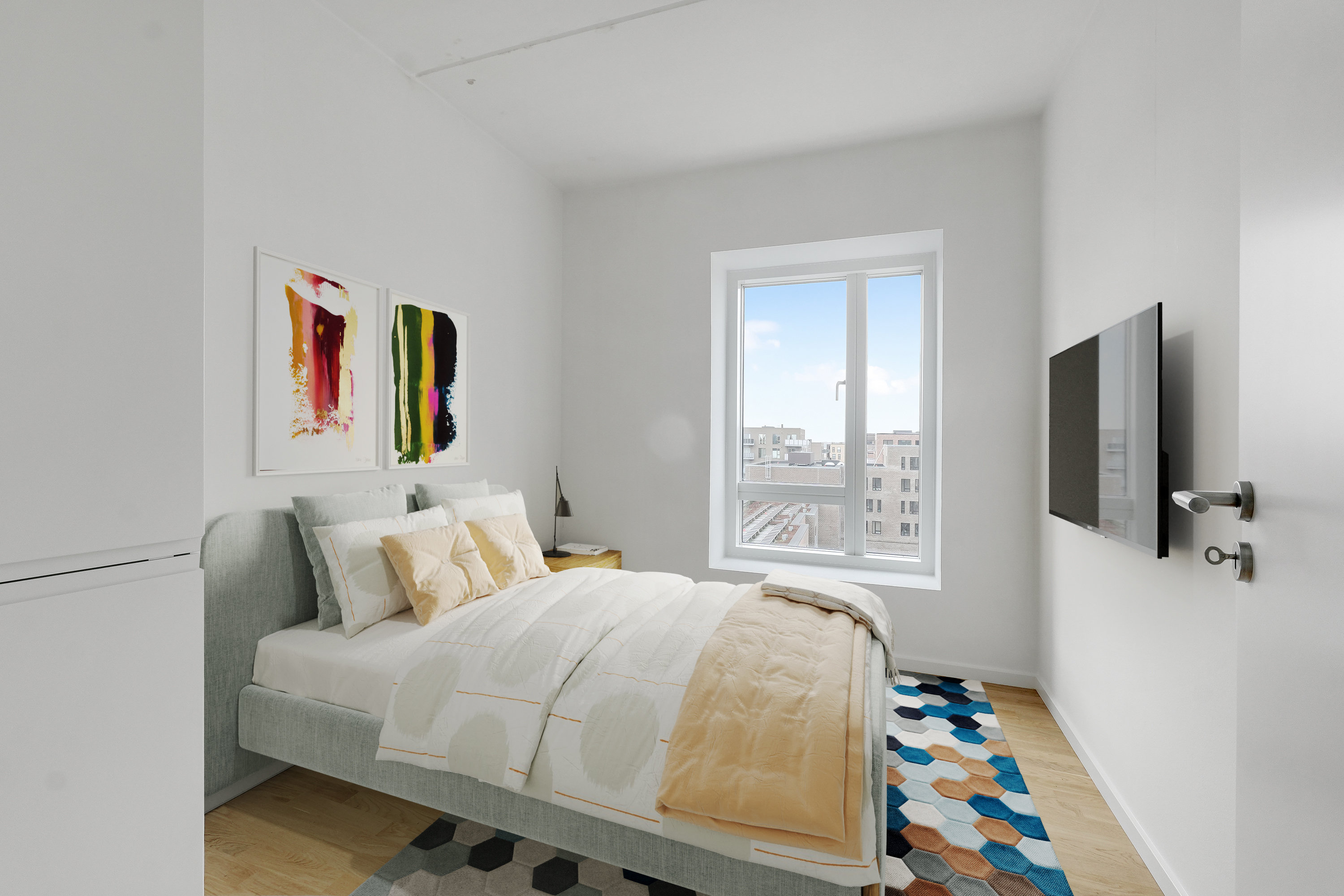 Fremhævet andet billede i fuldskærmstilstand. Billede af Robert Jacobsens Vej 40B, 5. th., 2300 København S