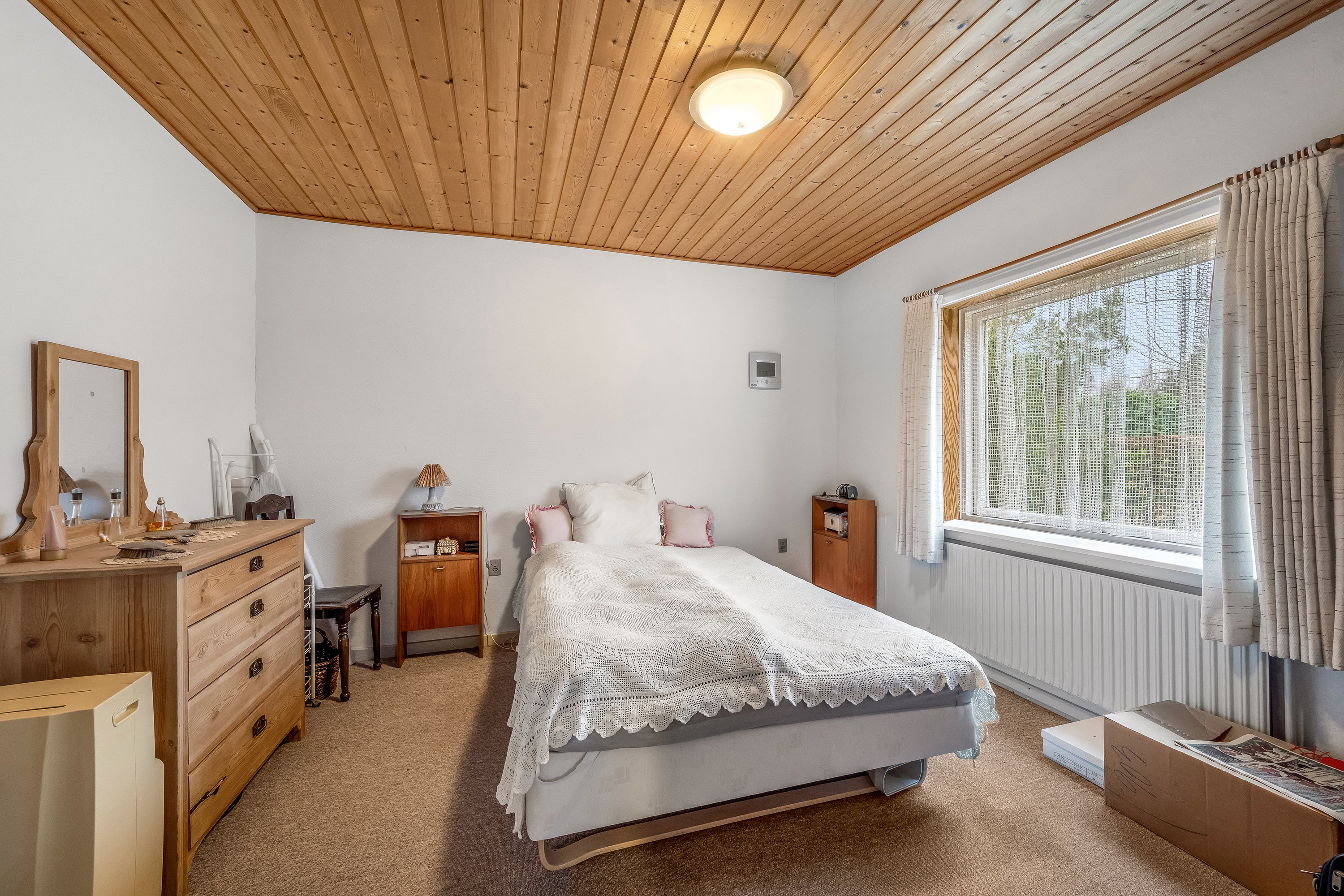 Fremhævet soveværelse  billede i fuldskærmstilstand. Billede af Borrisvej 9, Gaasdalhede, 6920 Videbæk