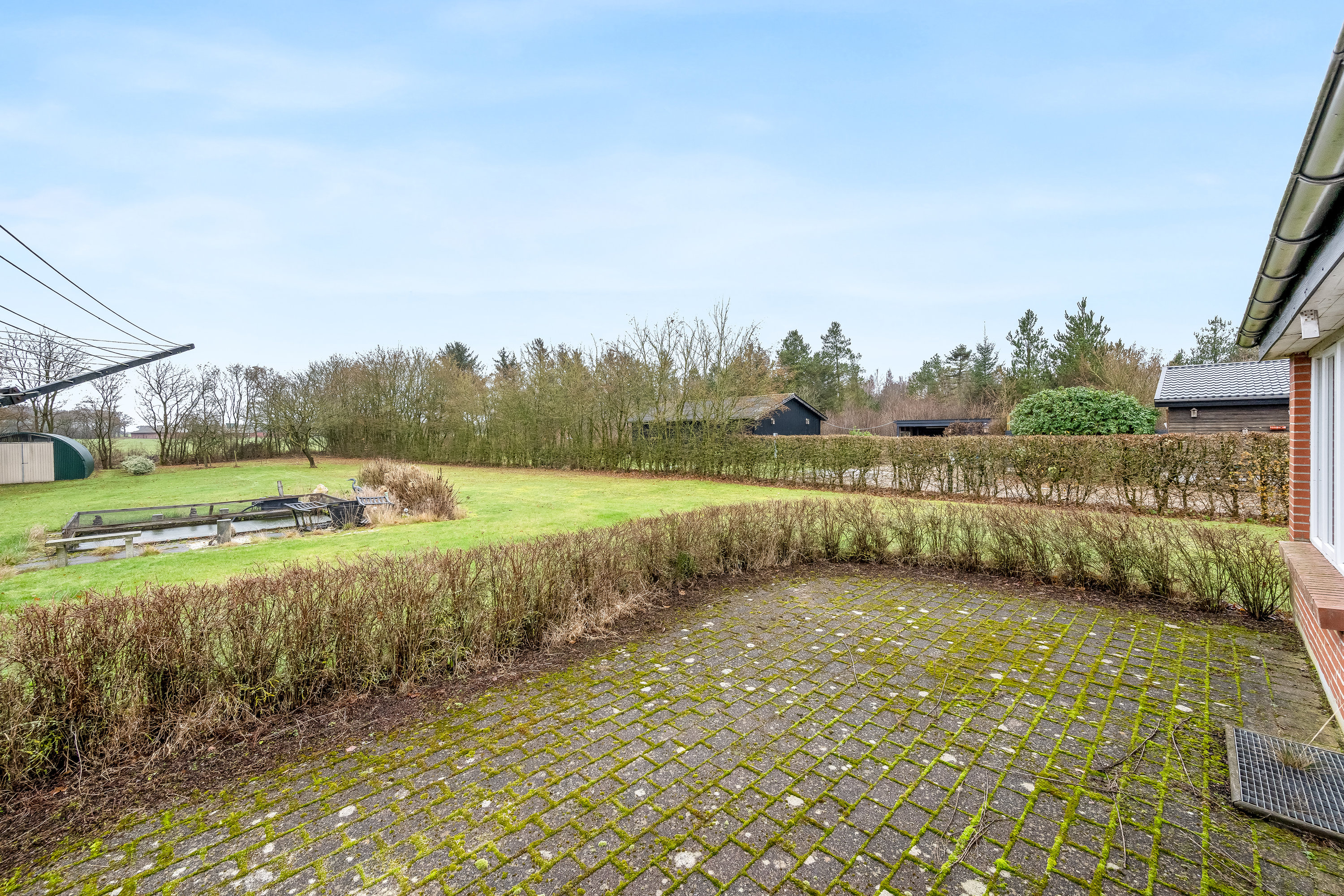 Fremhævet terrasse billede i fuldskærmstilstand. Billede af Borrisvej 9, Gaasdalhede, 6920 Videbæk