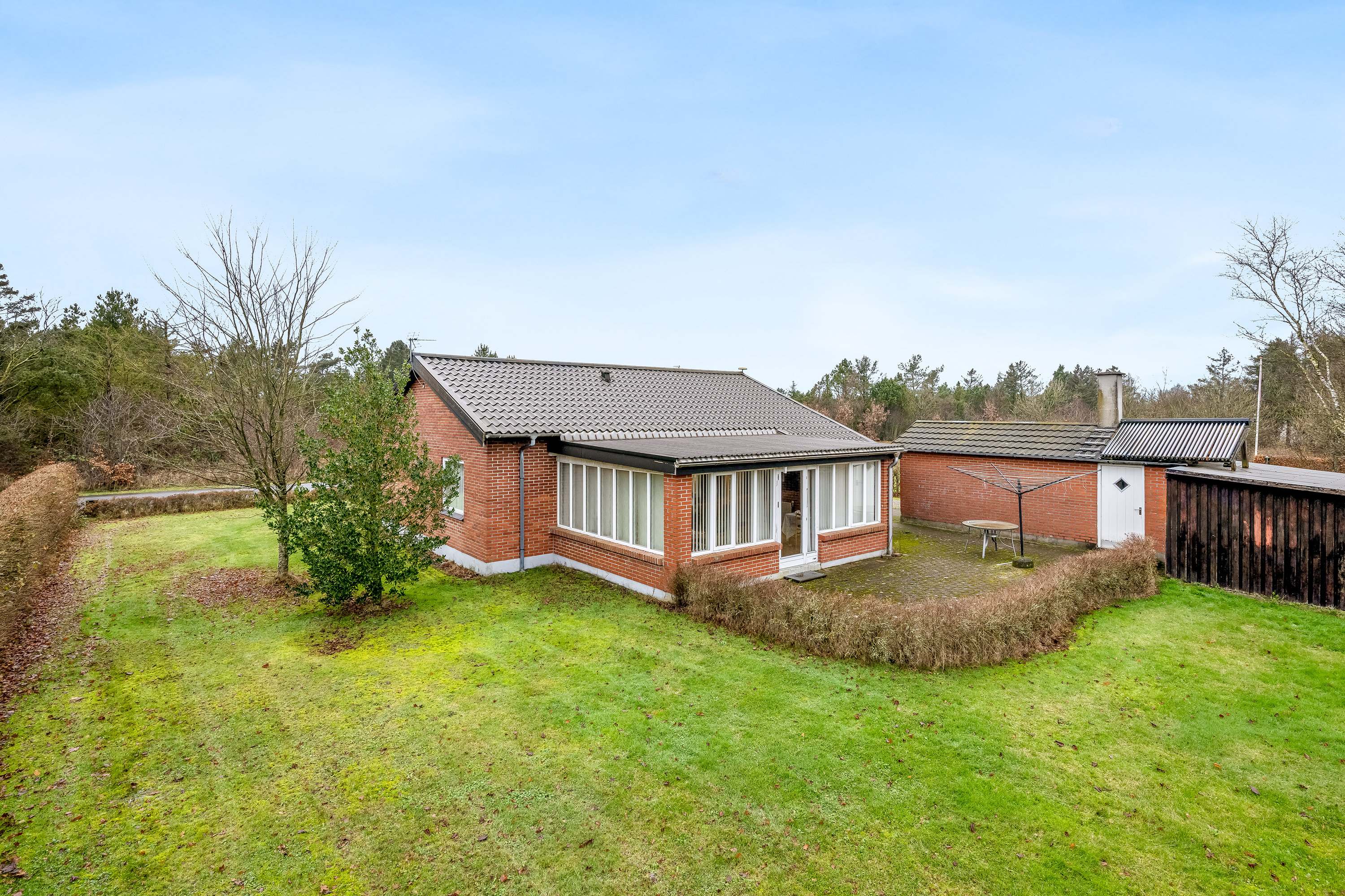 Miniaturebillede 1: facade. Billede af Borrisvej 9, Gaasdalhede, 6920 Videbæk