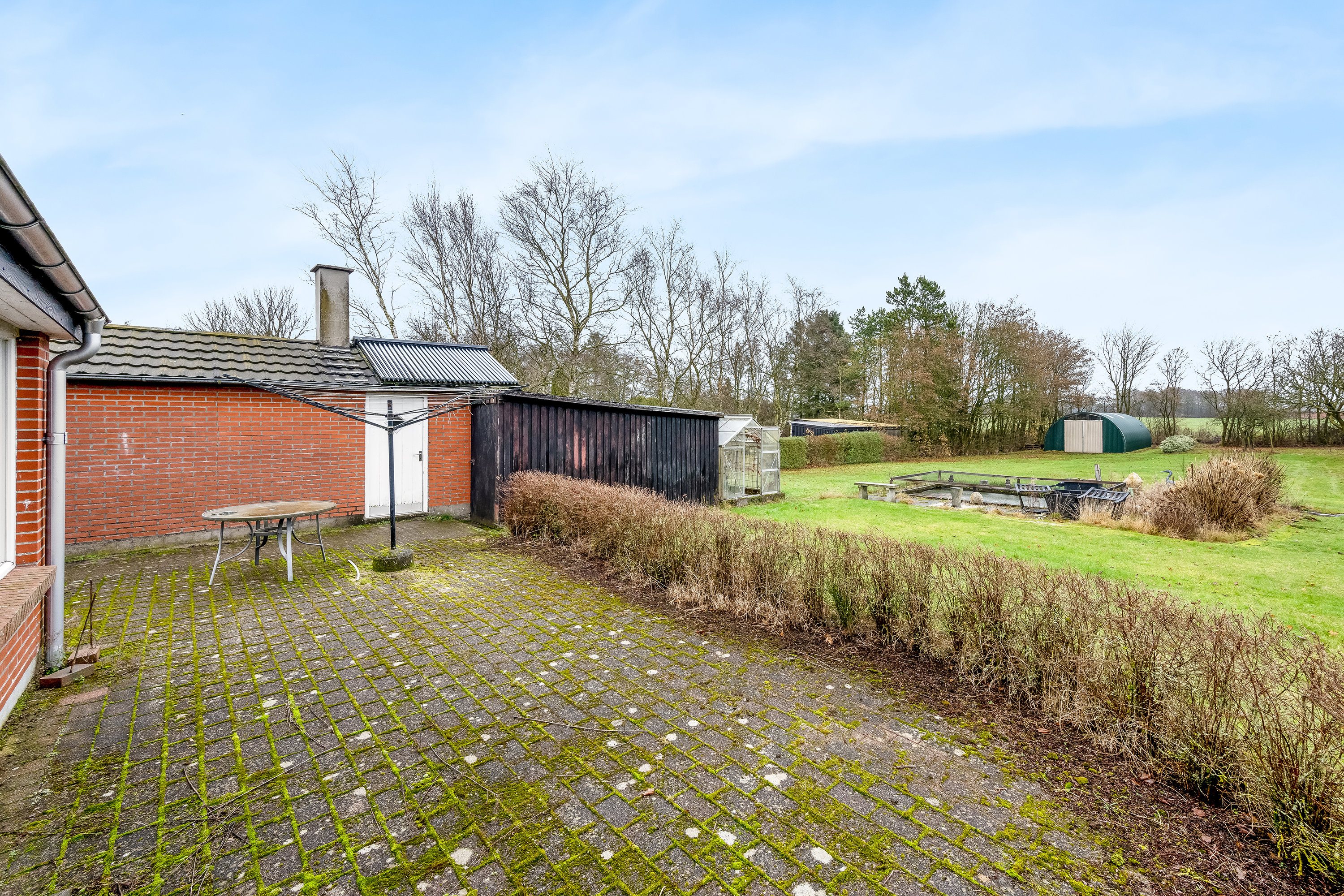 Fremhævet terrasse billede i fuldskærmstilstand. Billede af Borrisvej 9, Gaasdalhede, 6920 Videbæk