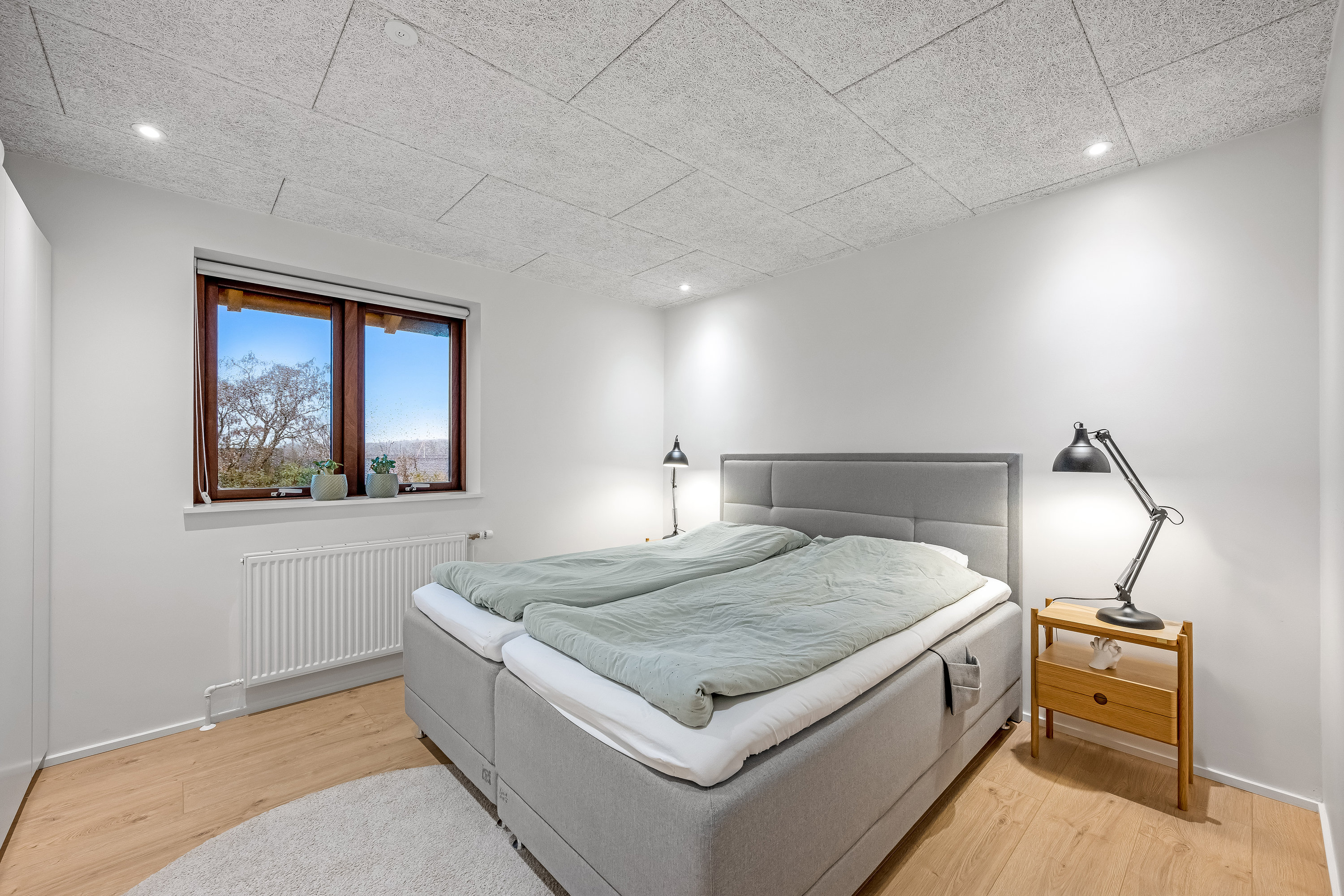 Fremhævet soveværelse billede i fuldskærmstilstand. Billede af Rosenalle 56, 6920 Videbæk