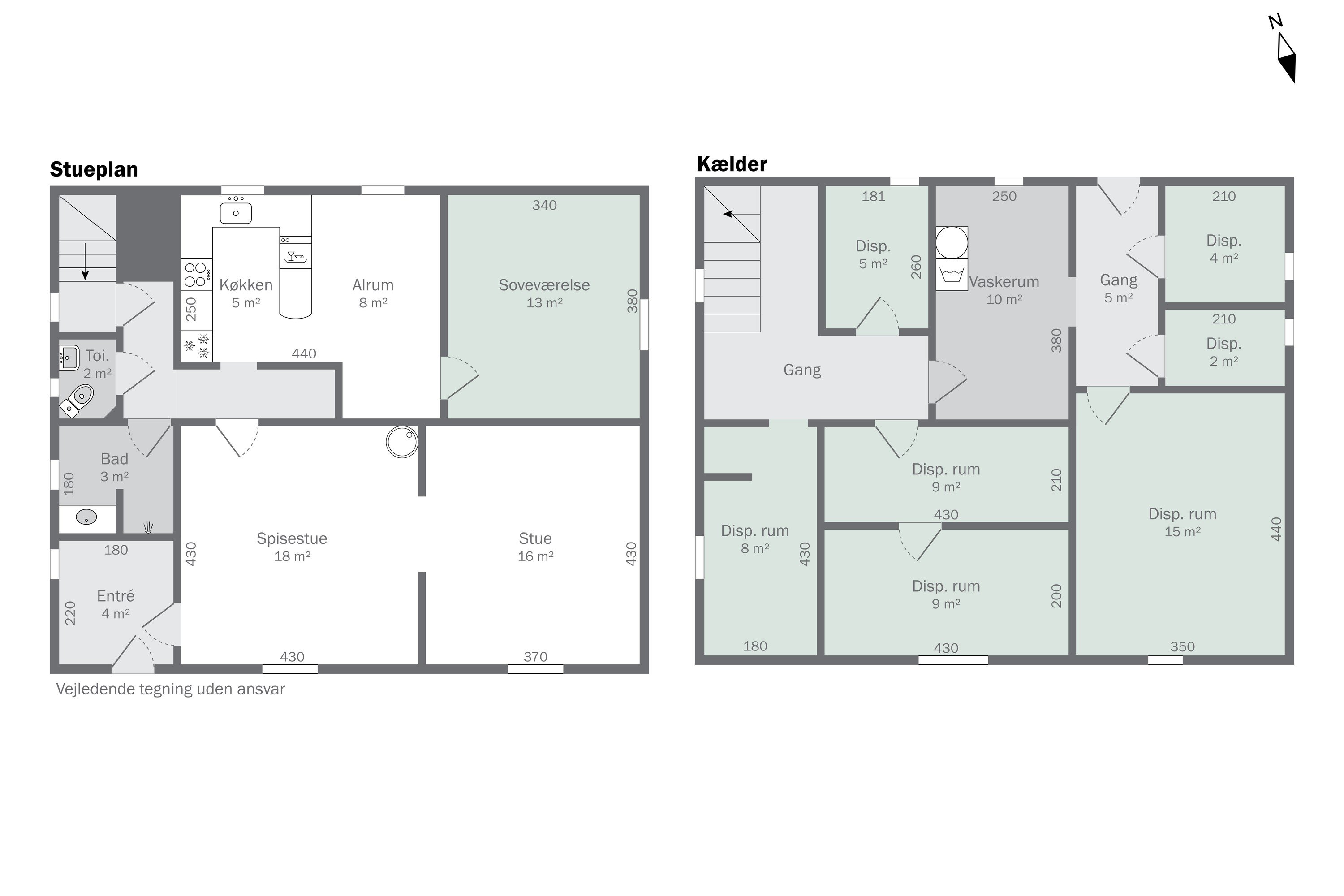 Plantegninger billede af Frilandsvej 21, st.., 9800 Hjørring