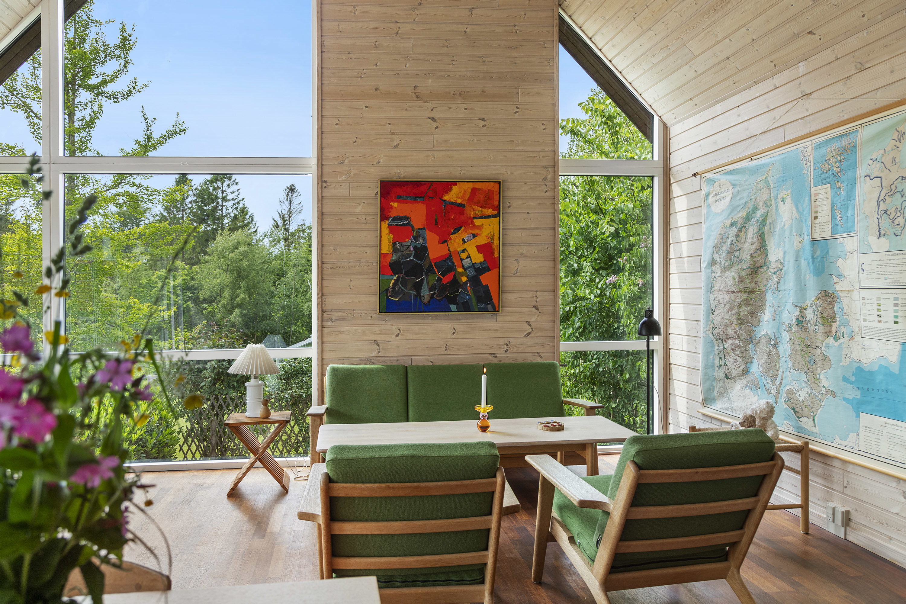 Fremhævet stue billede i fuldskærmstilstand. Billede af Brøndumvej 33, 9690 Fjerritslev