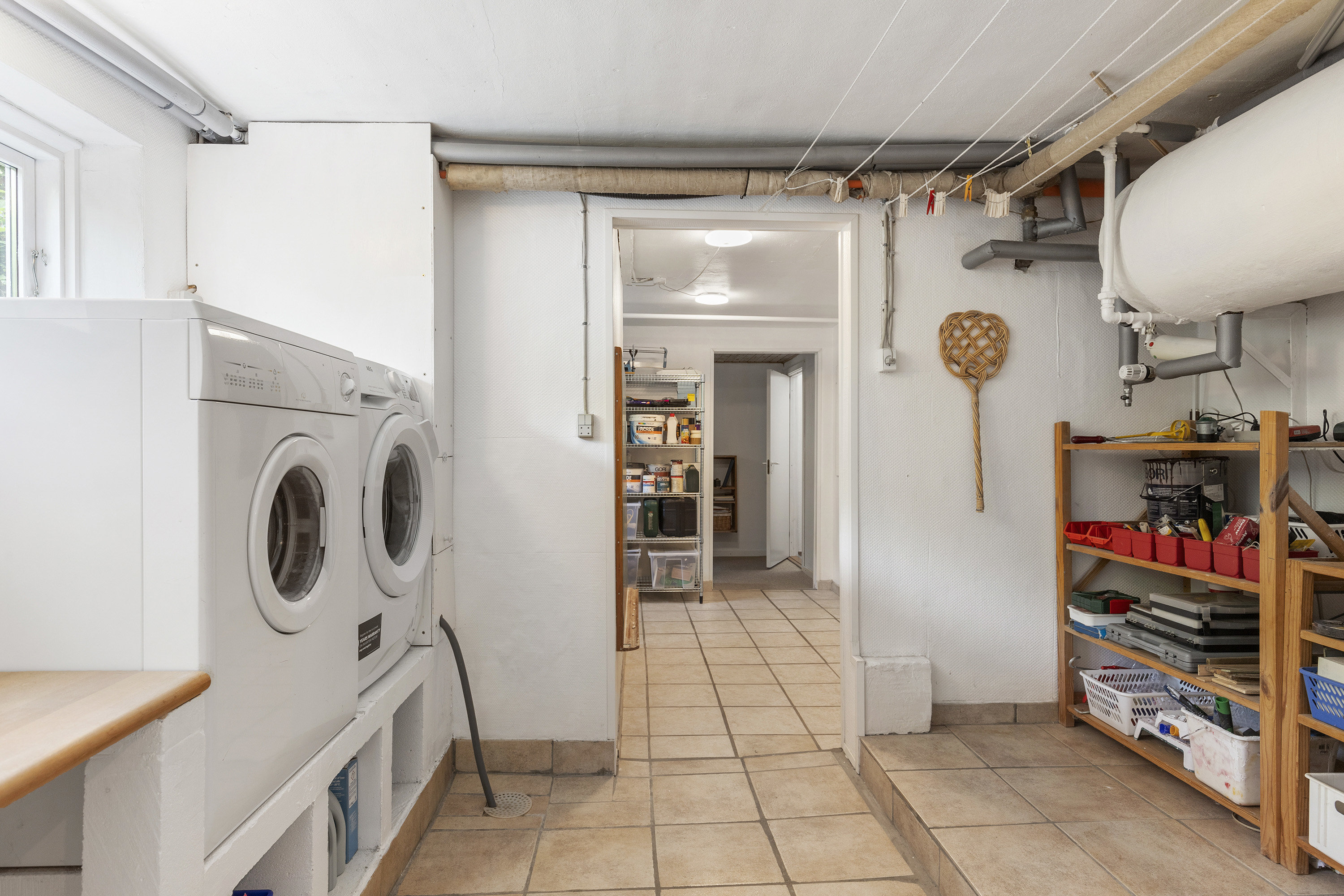 Fremhævet vaskerum billede i fuldskærmstilstand. Billede af Brøndumvej 33, 9690 Fjerritslev