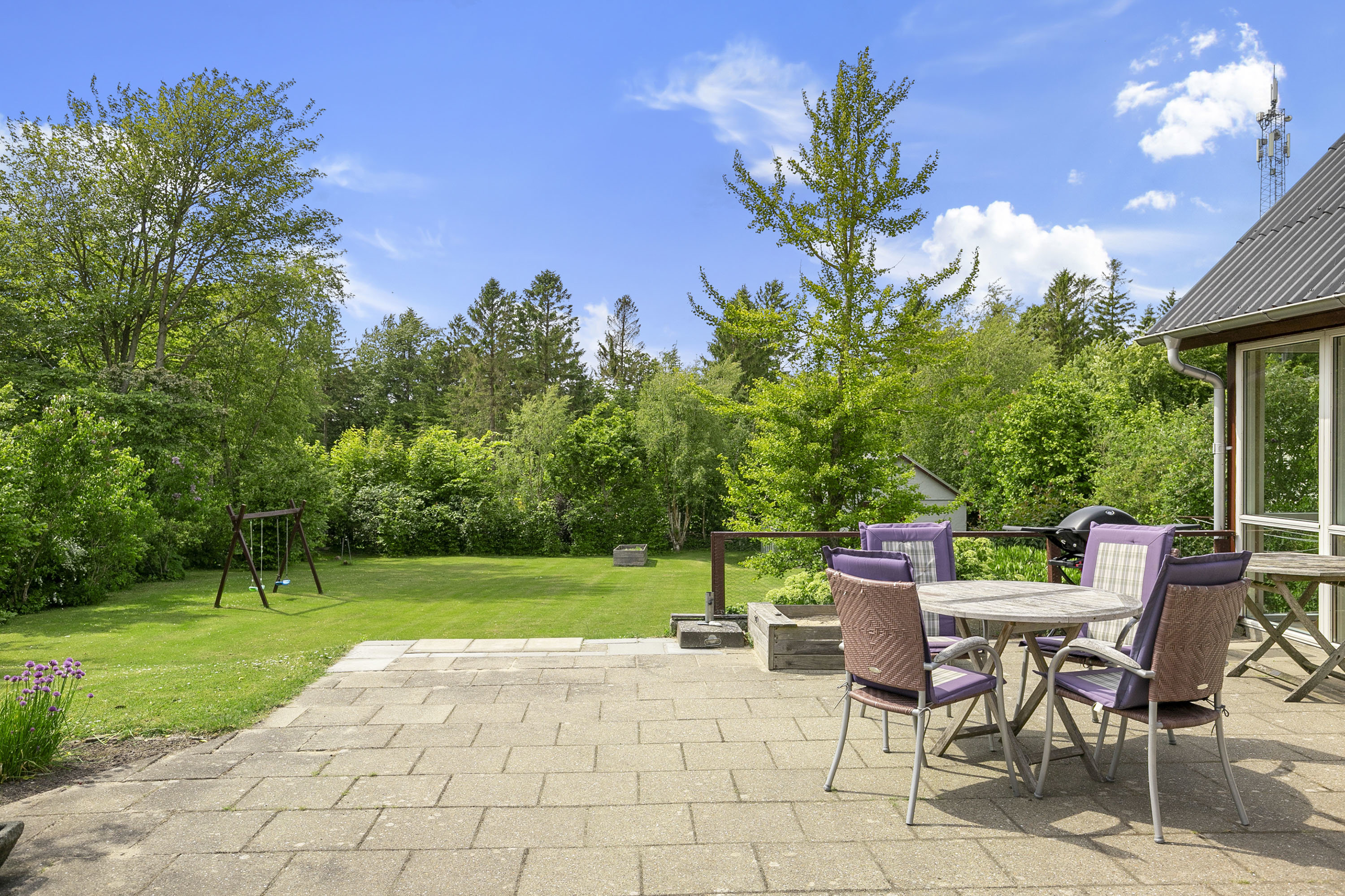 Fremhævet terrasse billede i fuldskærmstilstand. Billede af Brøndumvej 33, 9690 Fjerritslev