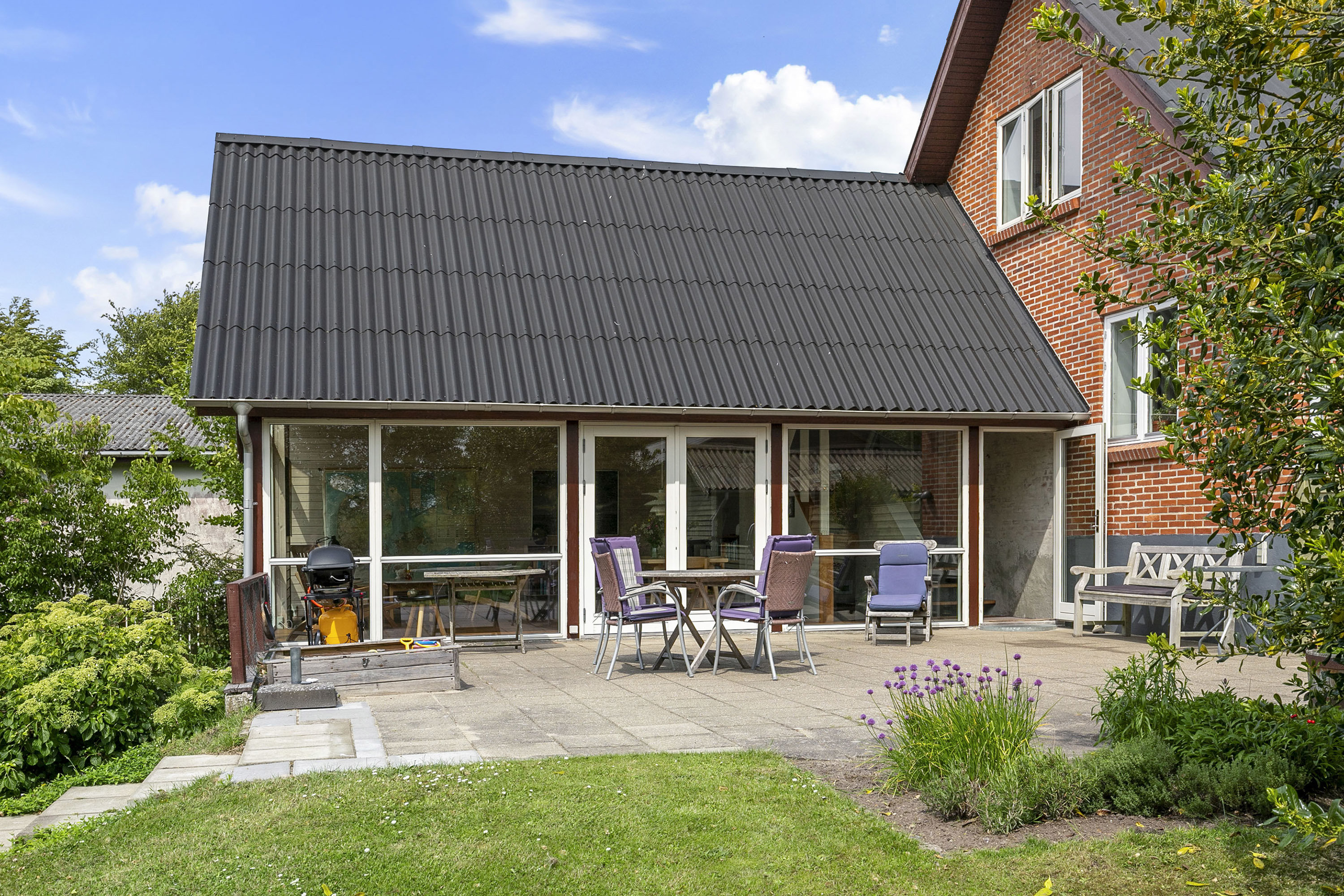 Fremhævet terrasse billede i fuldskærmstilstand. Billede af Brøndumvej 33, 9690 Fjerritslev