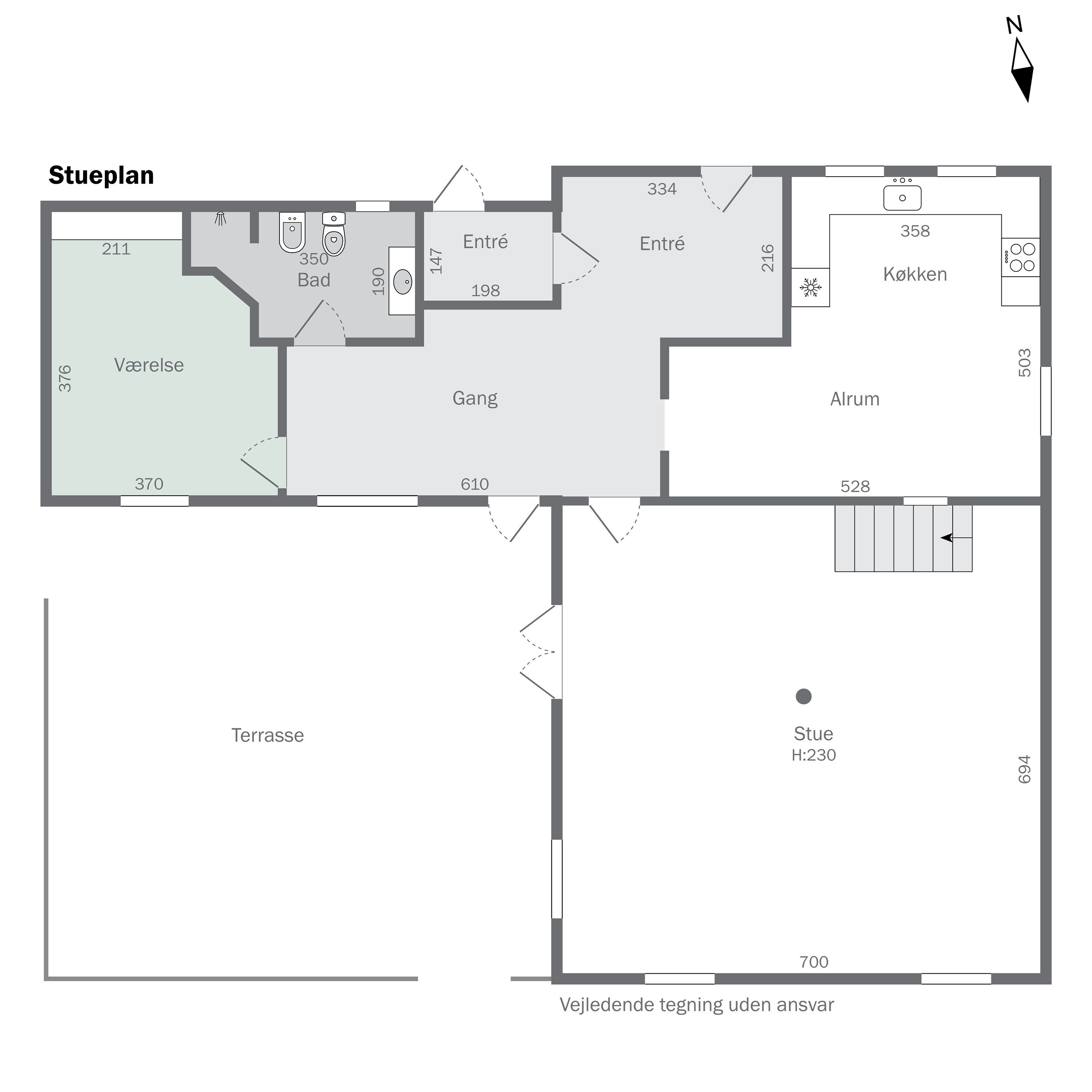 Plantegninger billede af Oddevej 84, Klim Odde, 9690 Fjerritslev