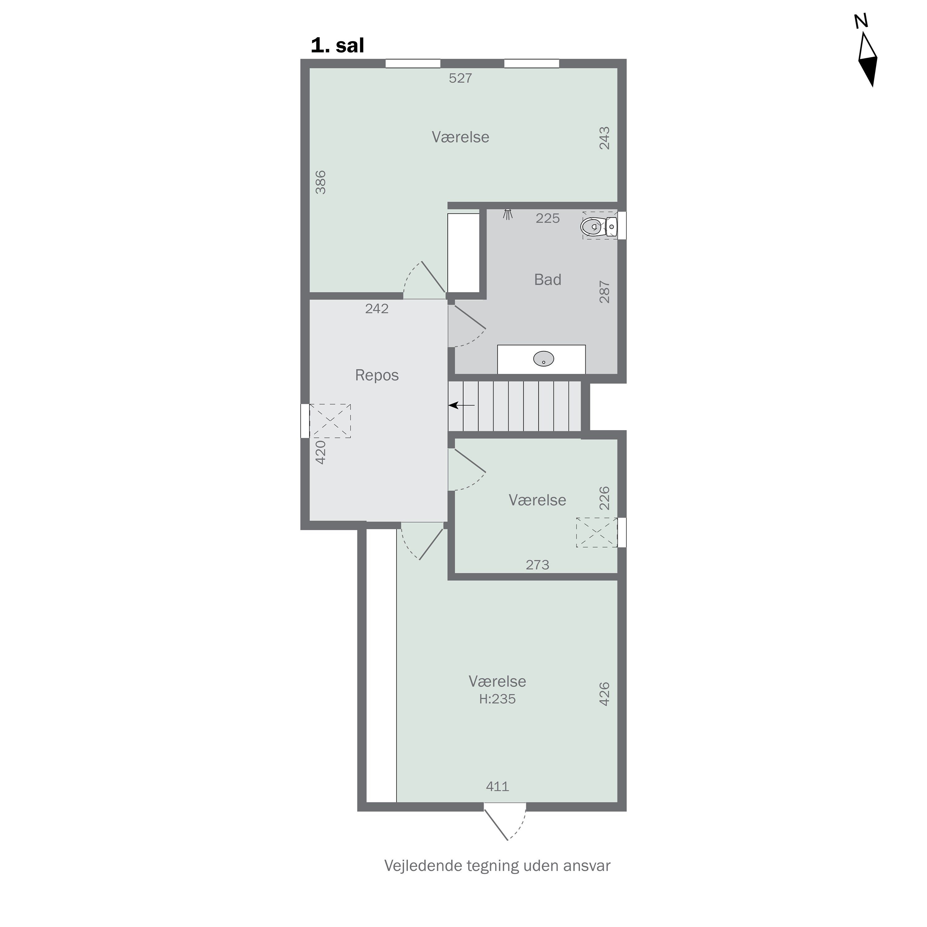 Plantegninger billede af Oddevej 84, Klim Odde, 9690 Fjerritslev