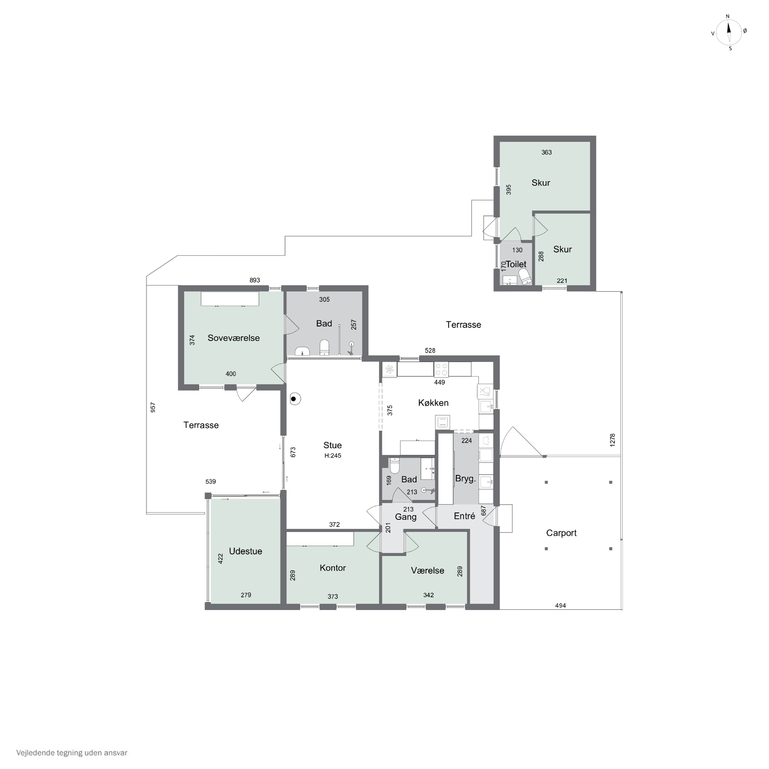 Plantegninger billede af Munktoftevej 9, 2610 Rødovre