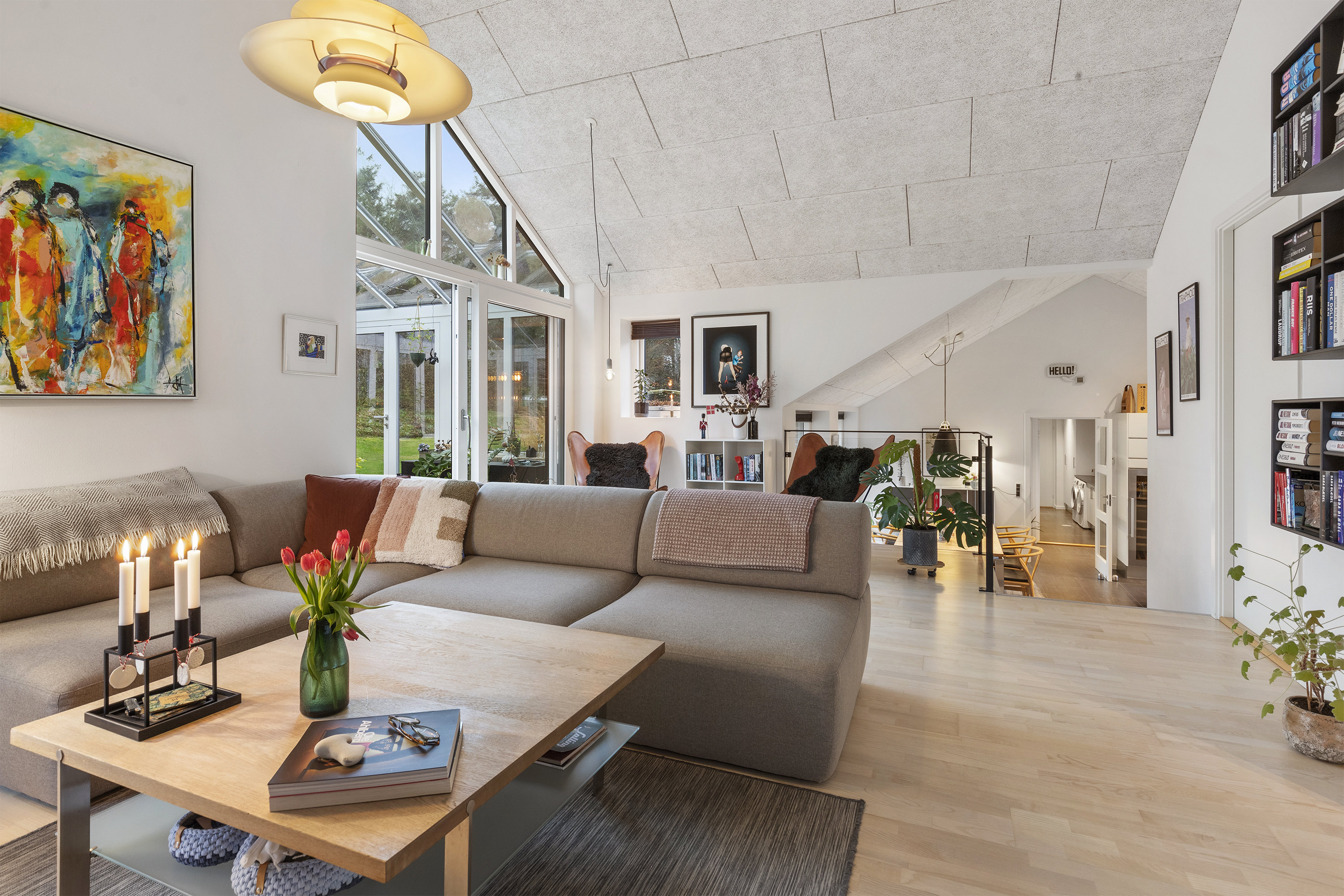 Fremhævet stue billede i fuldskærmstilstand. Billede af Ådalen 539, 9700 Brønderslev