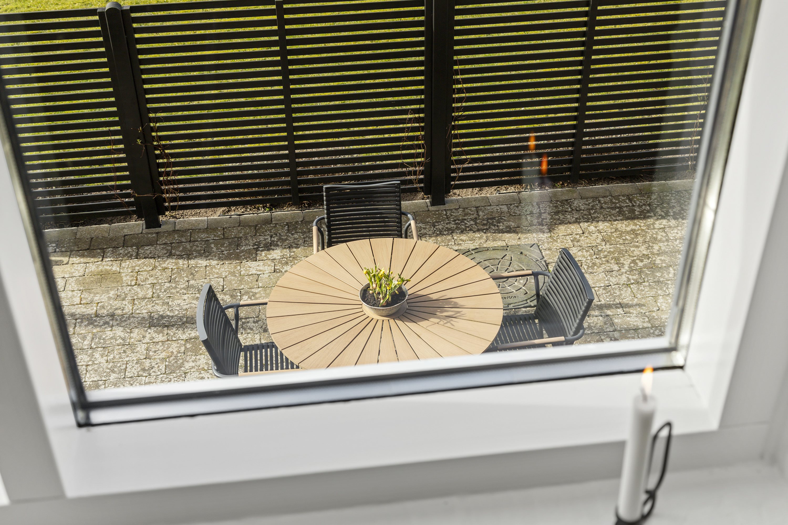 Fremhævet terrasse billede i fuldskærmstilstand. Billede af Rugmarken 126, 9690 Fjerritslev