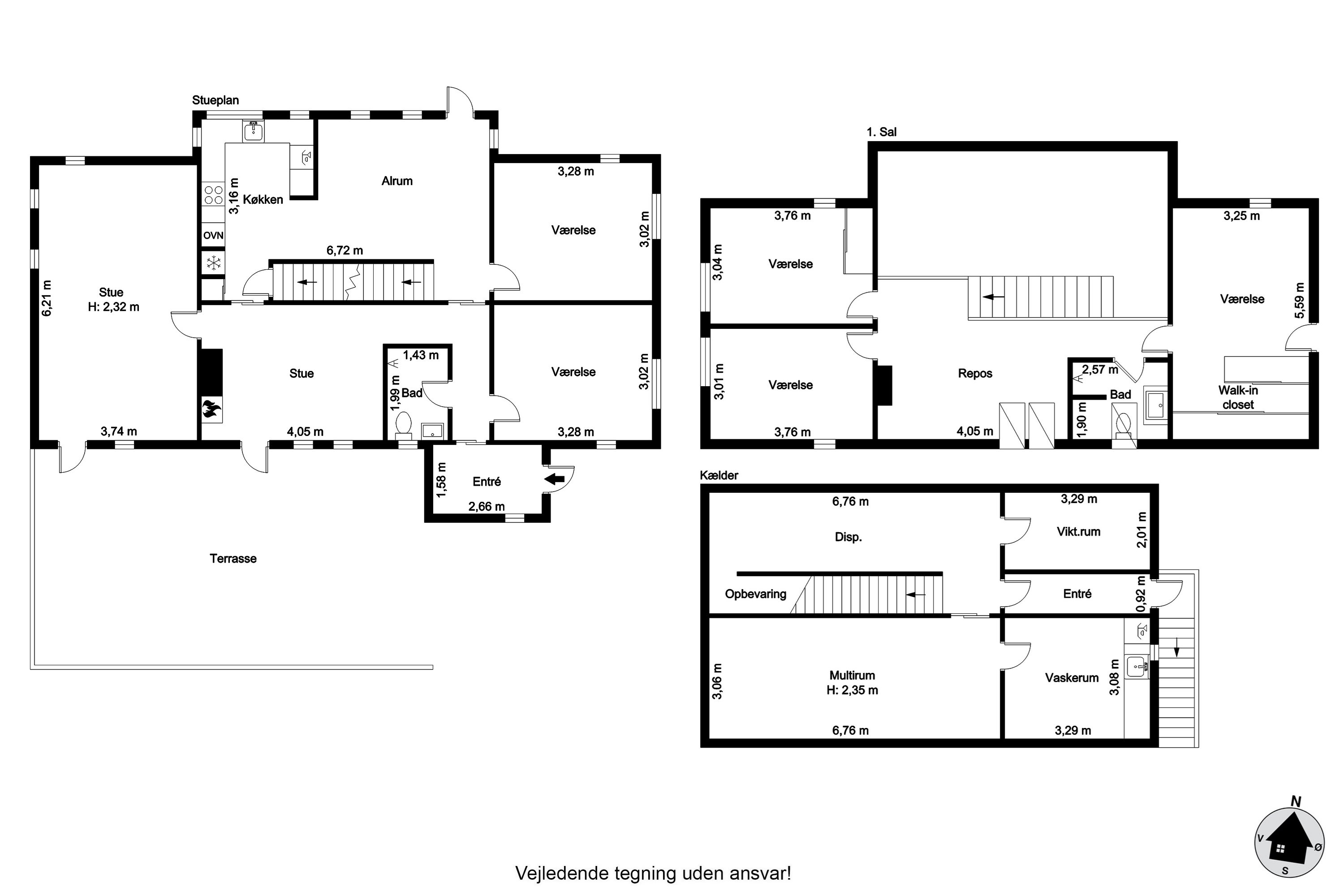 Plantegninger billede af Rugmarken 126, 9690 Fjerritslev