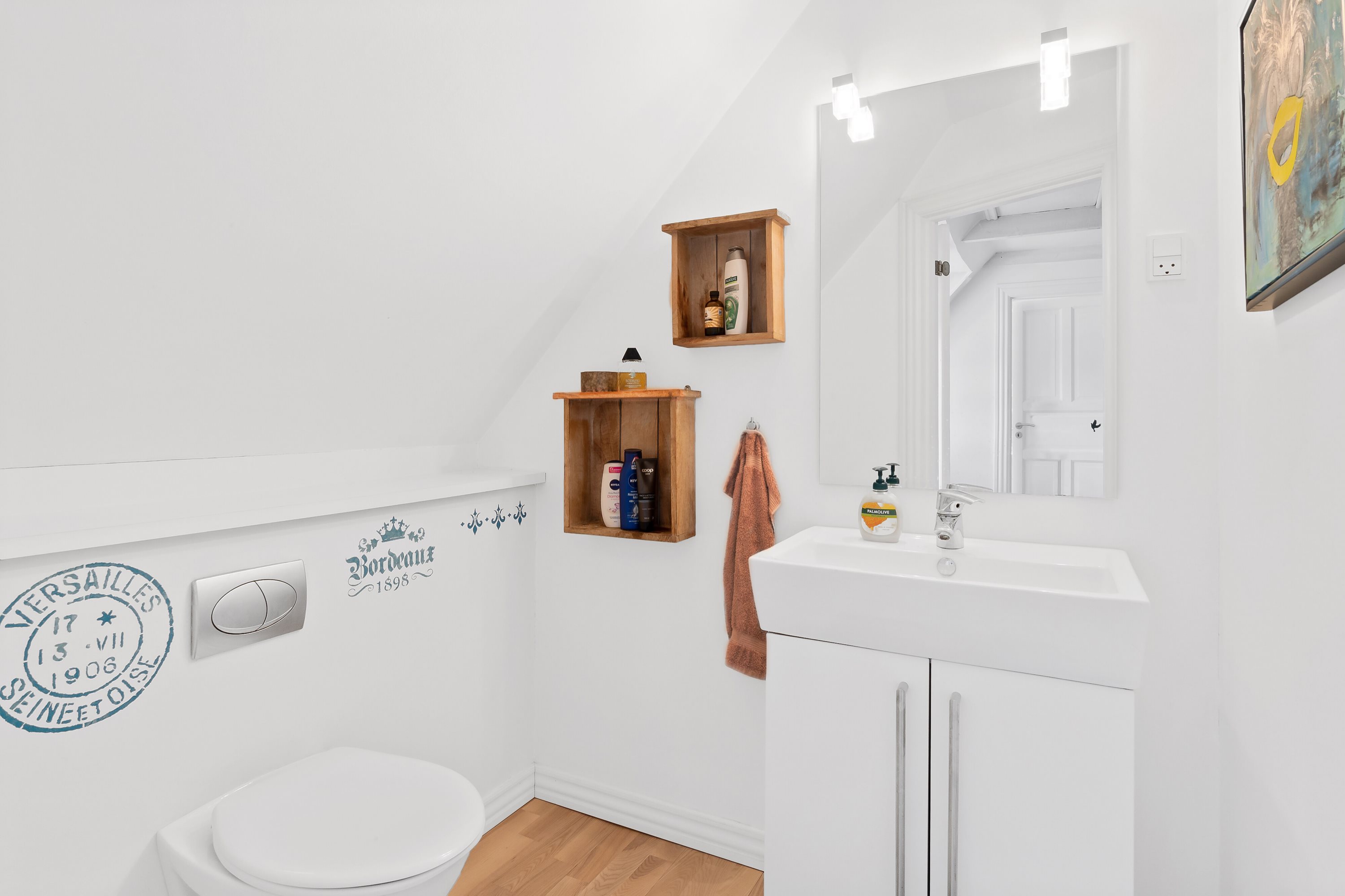 Fremhævet badeværelse billede i fuldskærmstilstand. Billede af Vestergaardsvej 9, 9690 Fjerritslev