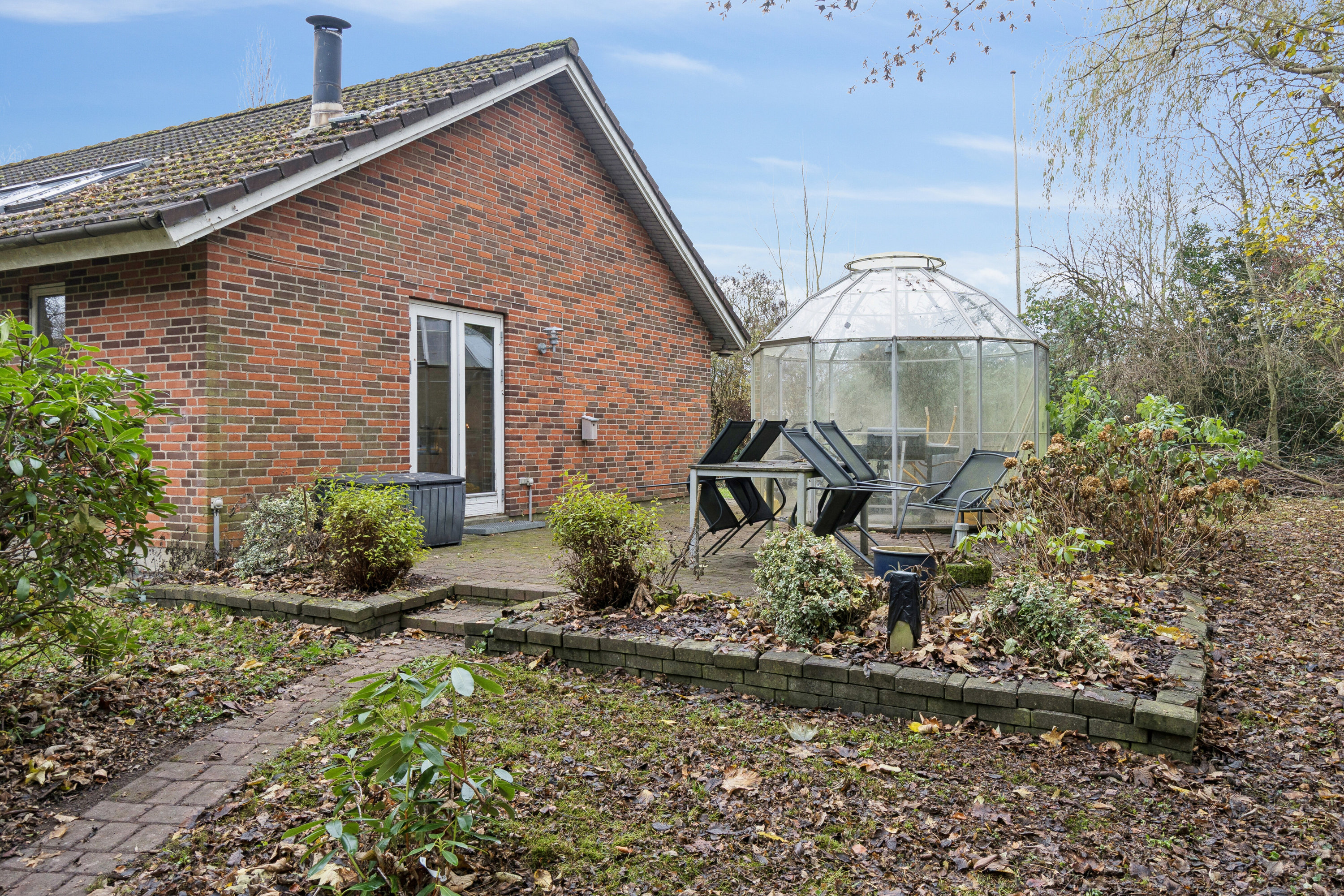 Fremhævet haven billede i fuldskærmstilstand. Billede af Olufsvej 4, Hyllinge, 4700 Næstved