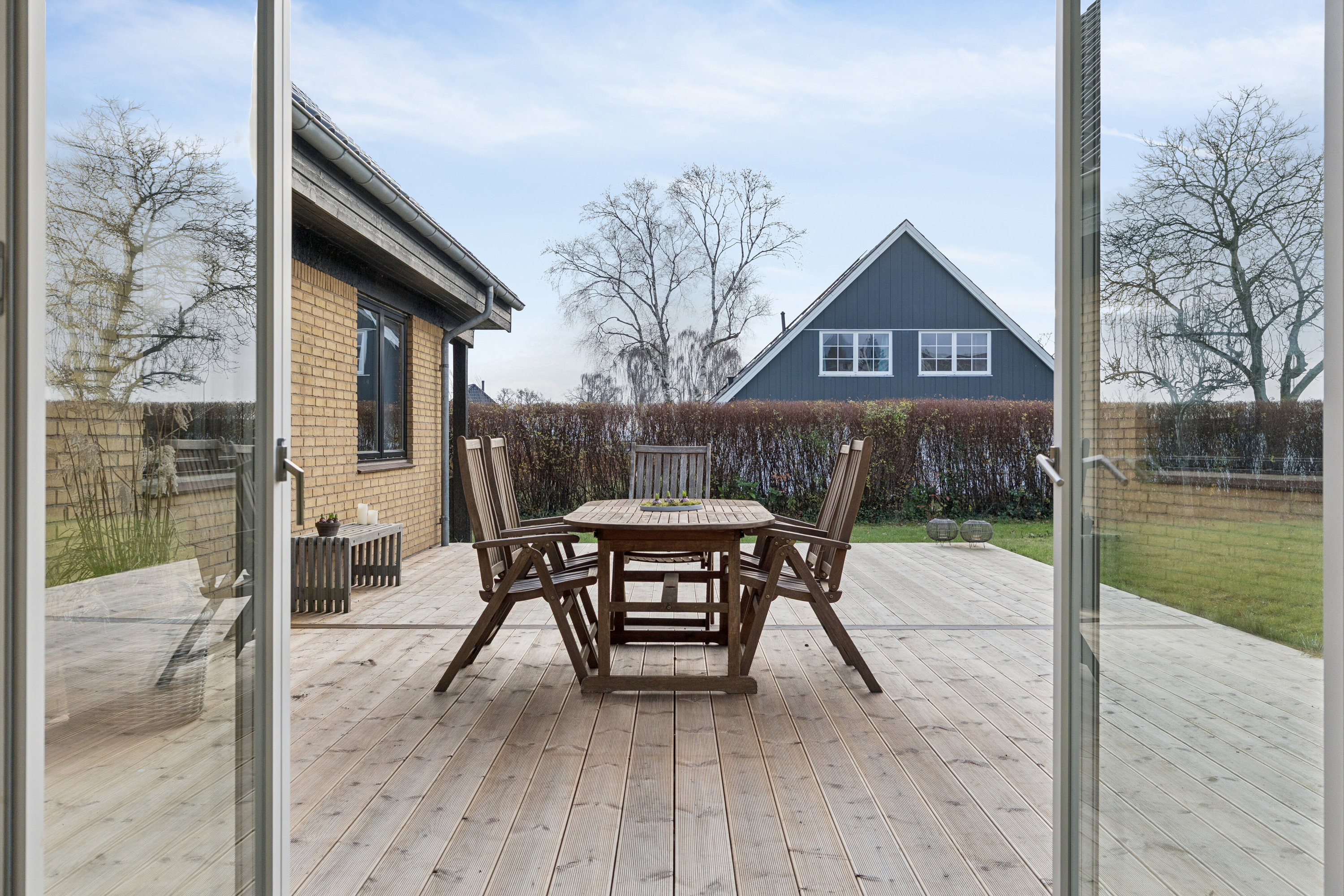 Fremhævet terrasse billede i fuldskærmstilstand. Billede af Fjordvænget 2, Kollund, 6340 Kruså