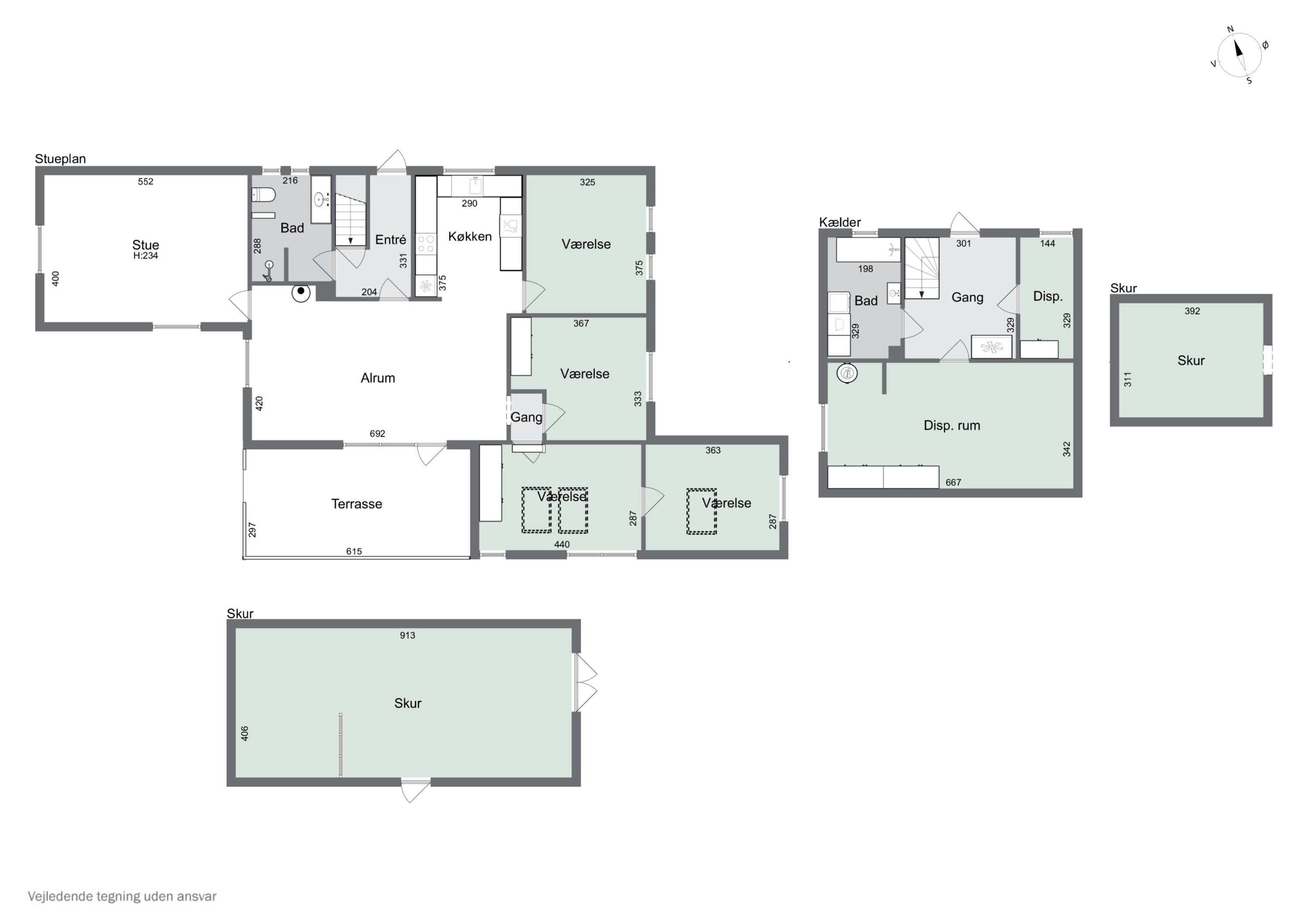 Plantegninger billede af Sandflugtsvej 20, Rønne, 3700 Rønne