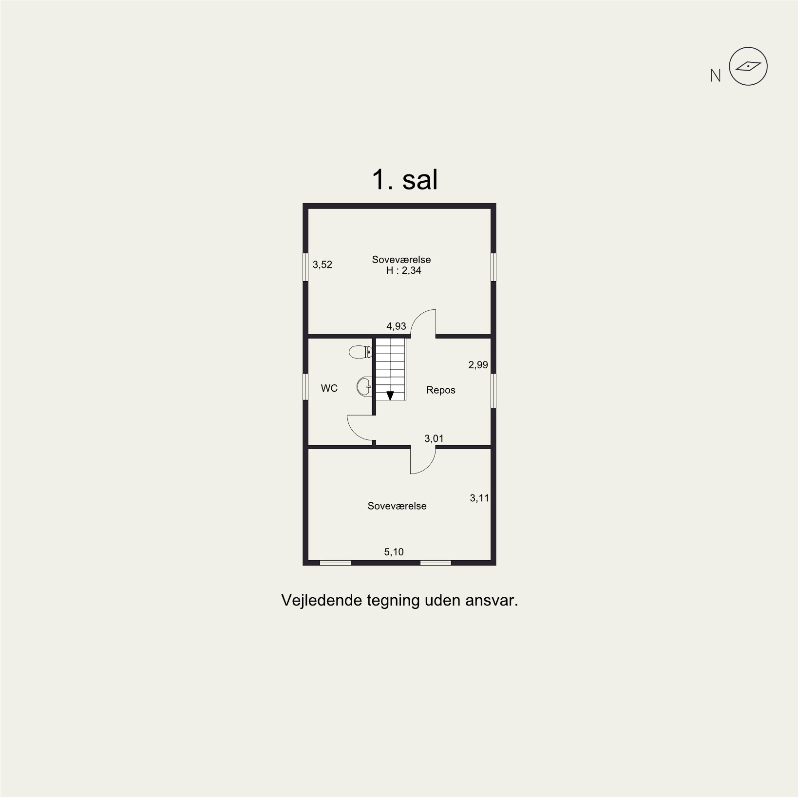 Plantegninger billede af Søndervangen 13, Korning, 8700 Horsens